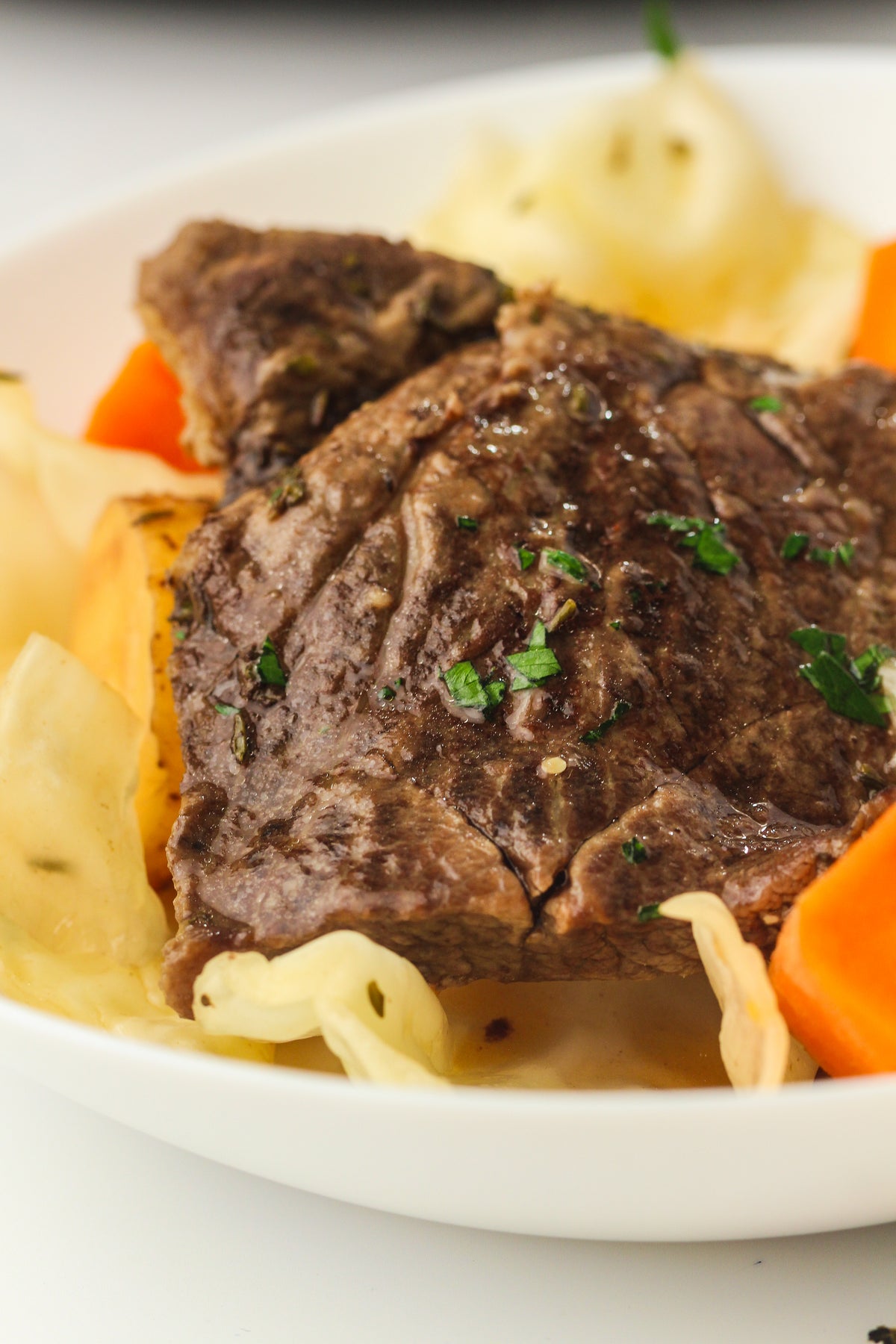 Slow Cooked Corned Beef and Cabbage