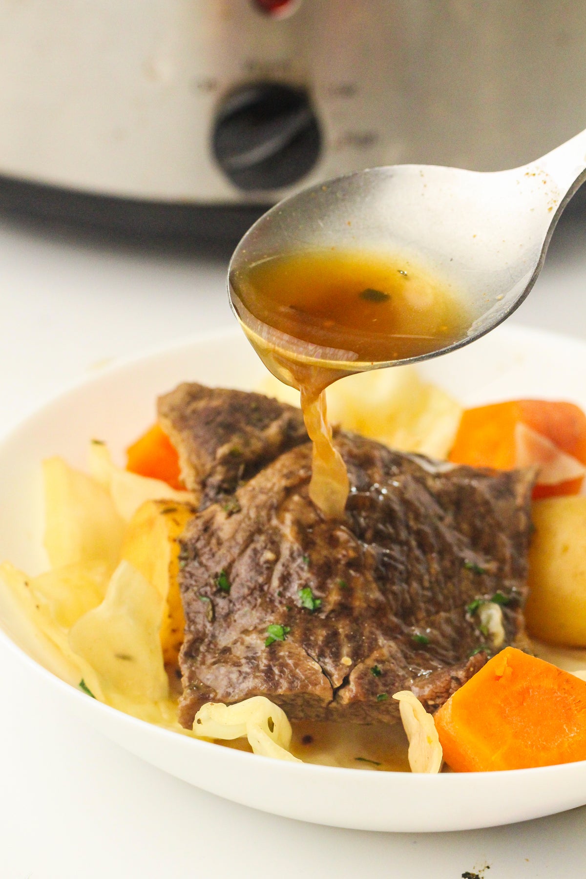 Slow Cooked Corned Beef and Cabbage