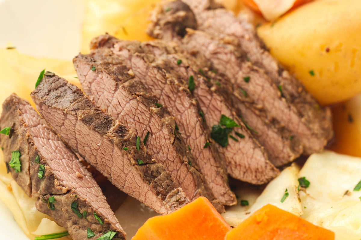 Slow Cooked Corned Beef and Cabbage
