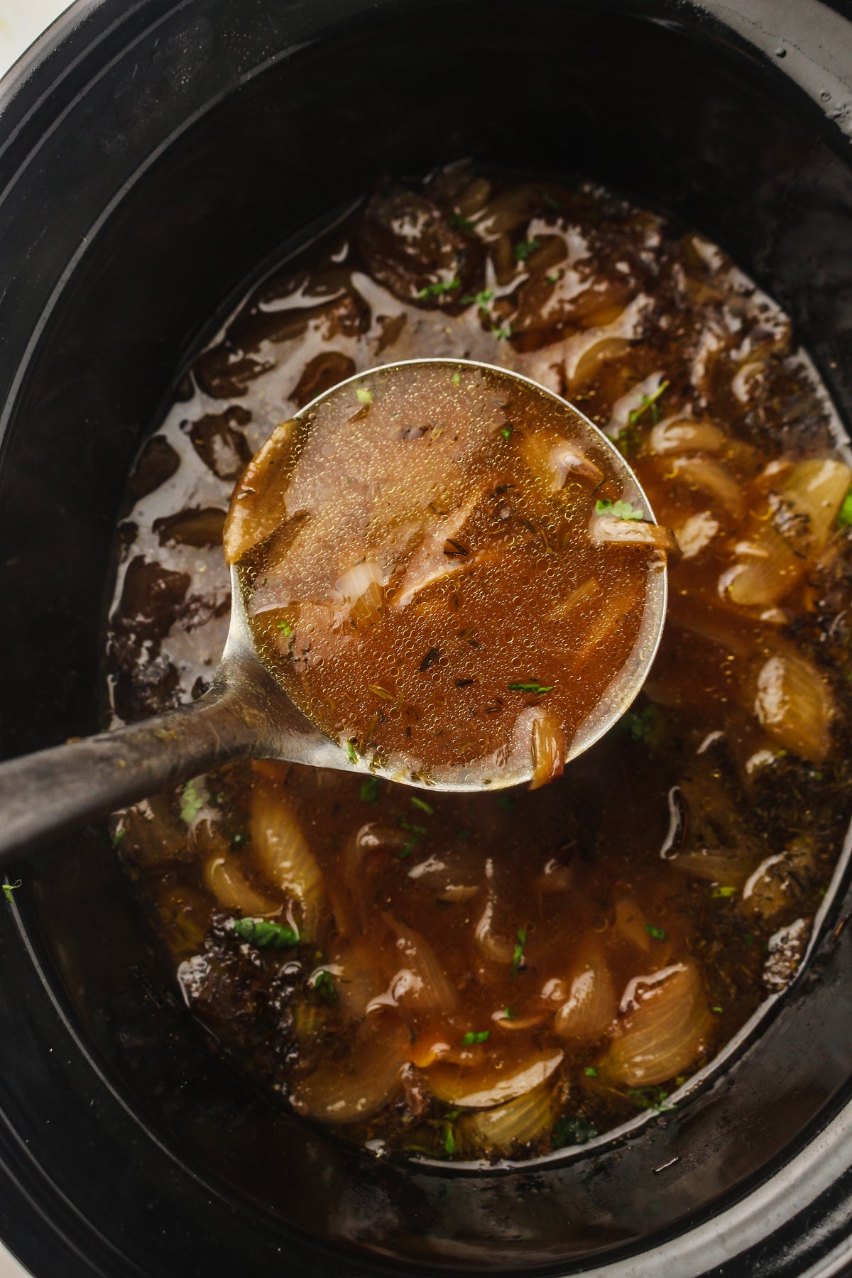 Slow Cooker French Onion Soup