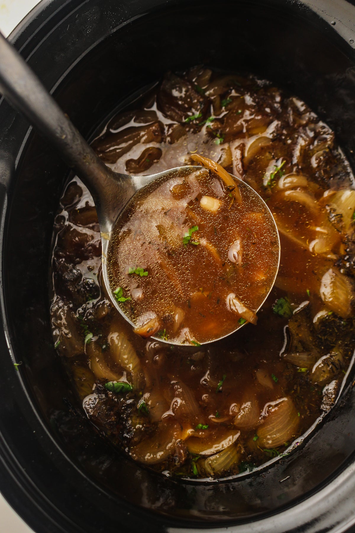 Slow Cooker French Onion Soup