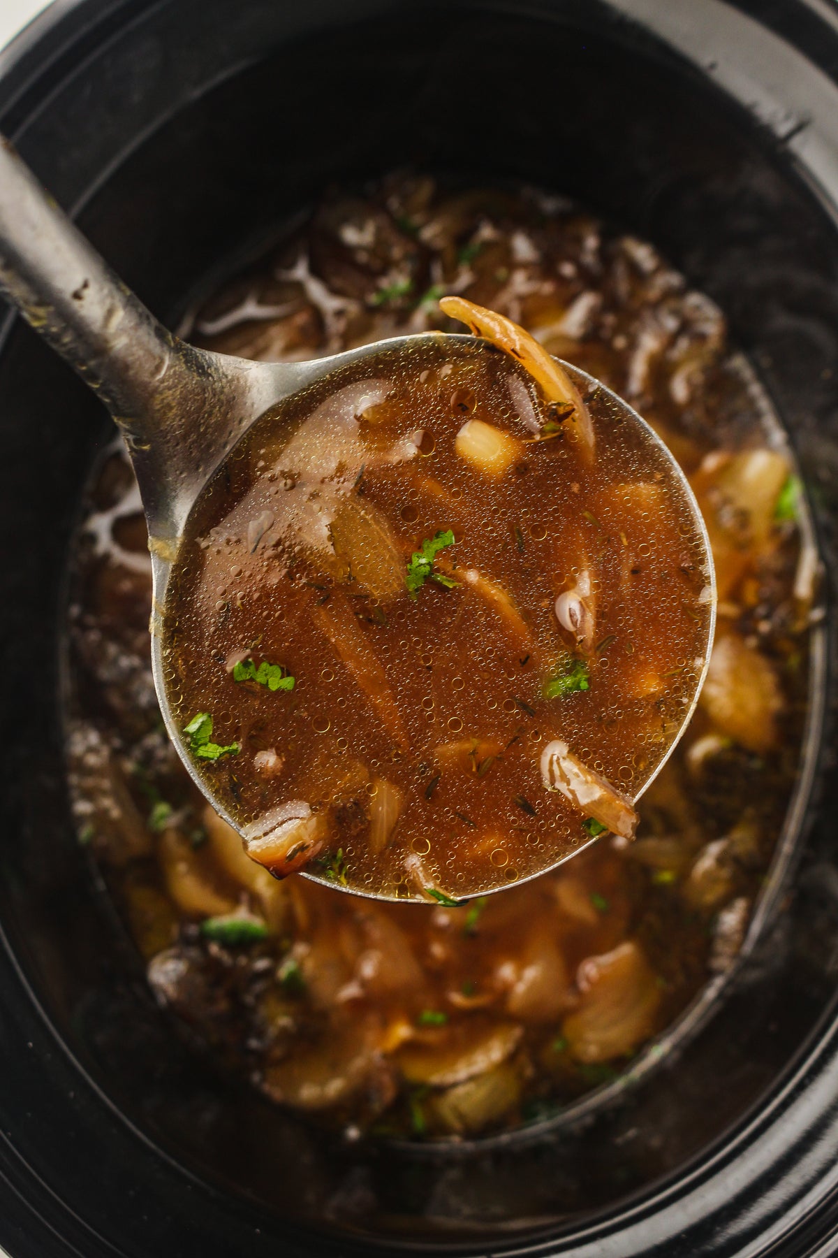 Slow Cooker French Onion Soup