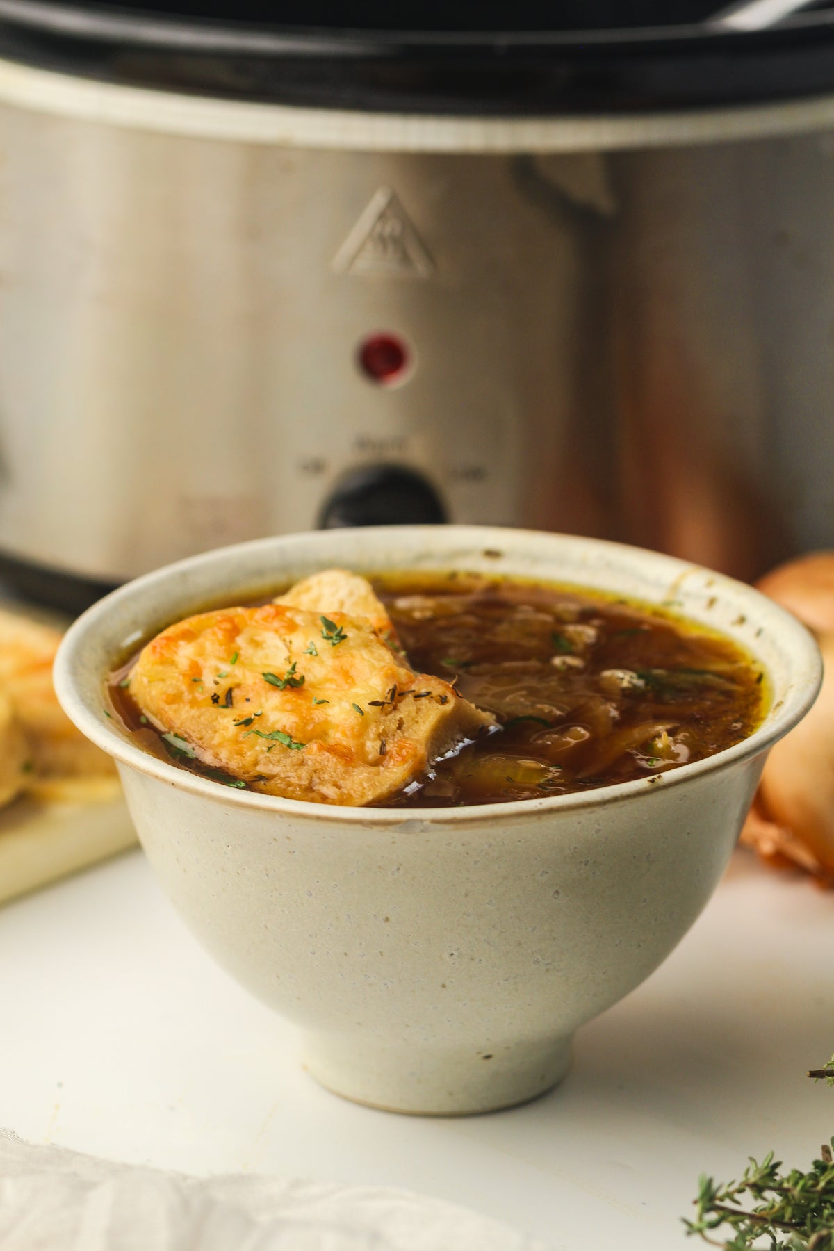 Slow Cooker French Onion Soup