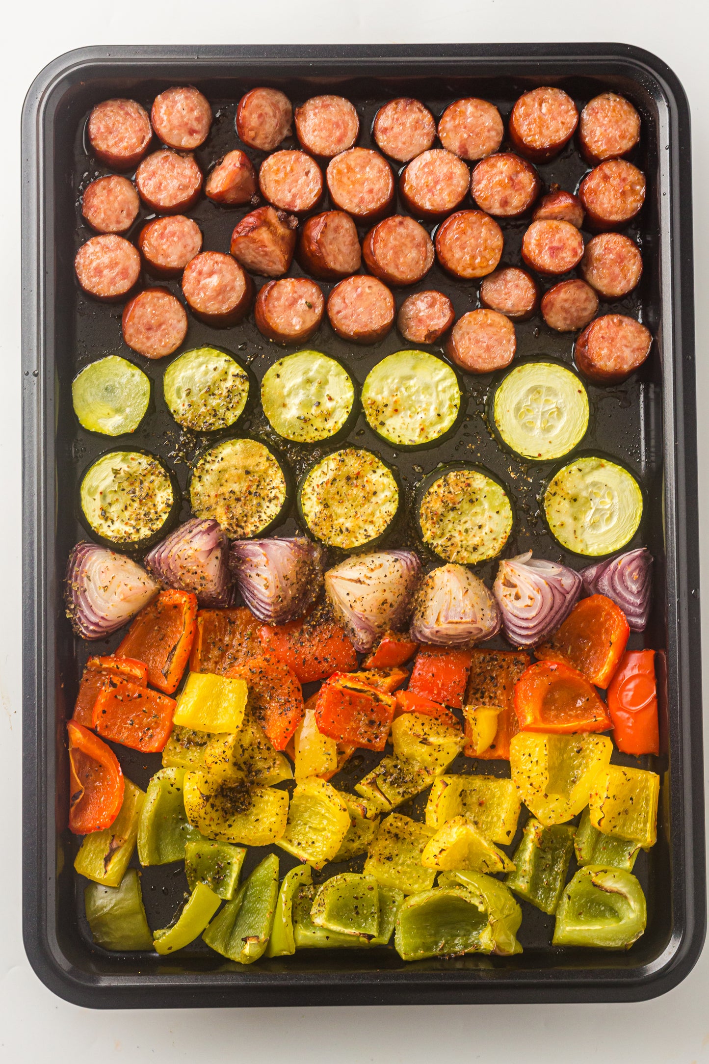 PLR Sheet Pan Sausage and Vegetables