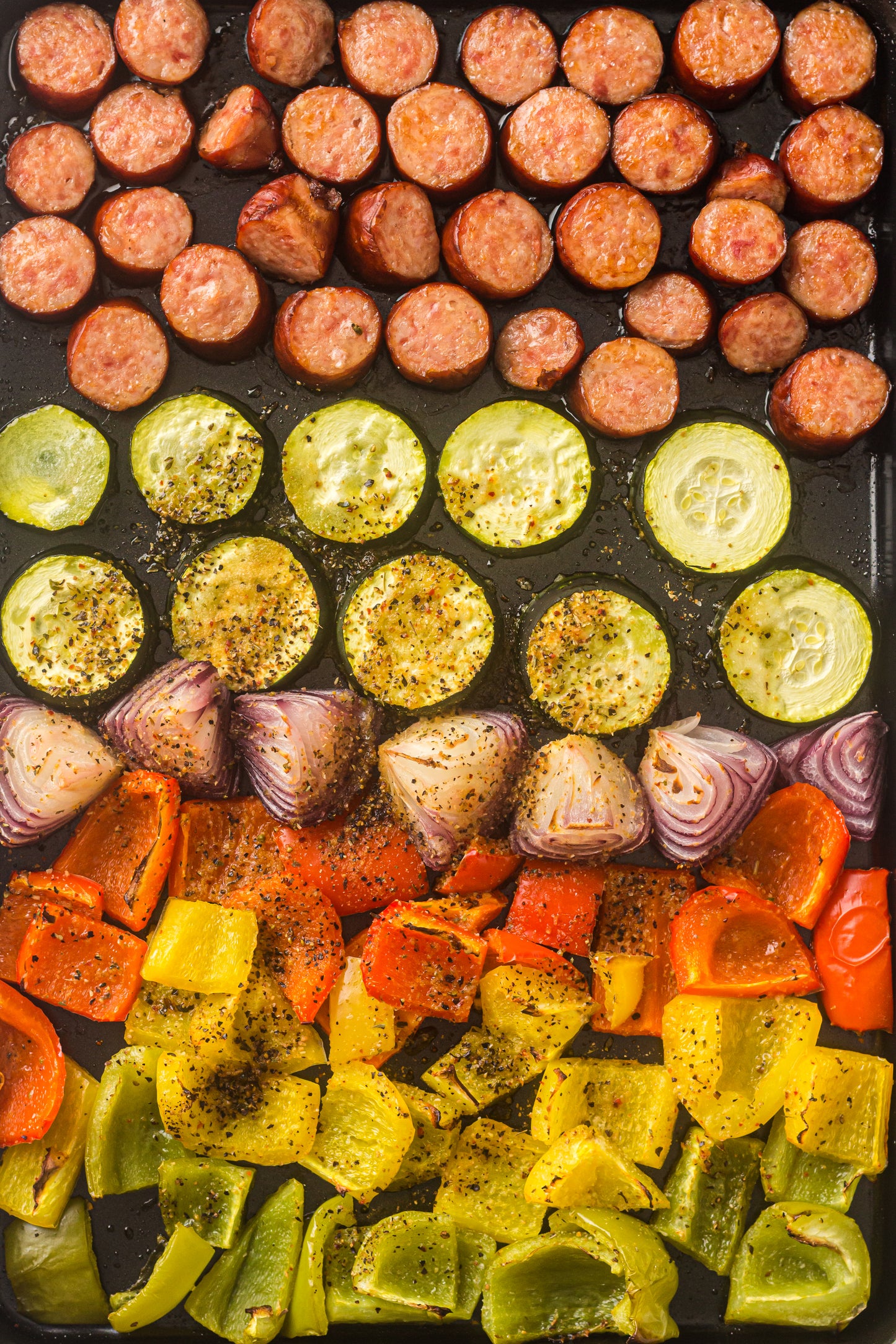 PLR Sheet Pan Sausage and Vegetables