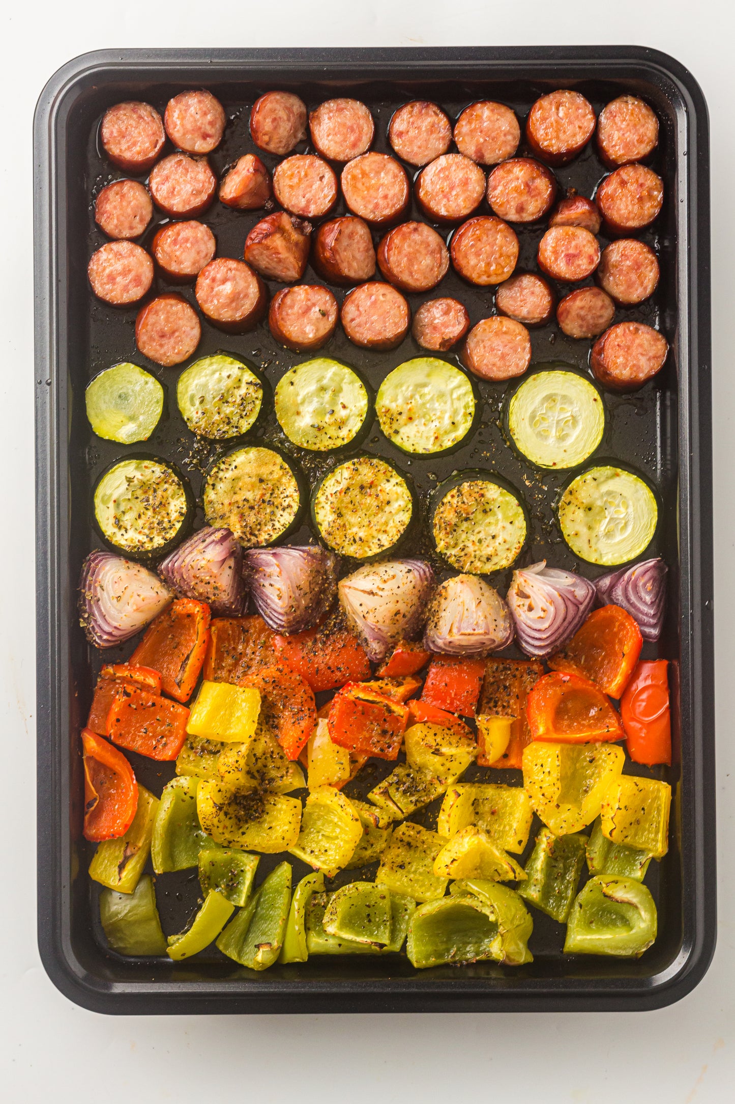 PLR Sheet Pan Sausage and Vegetables