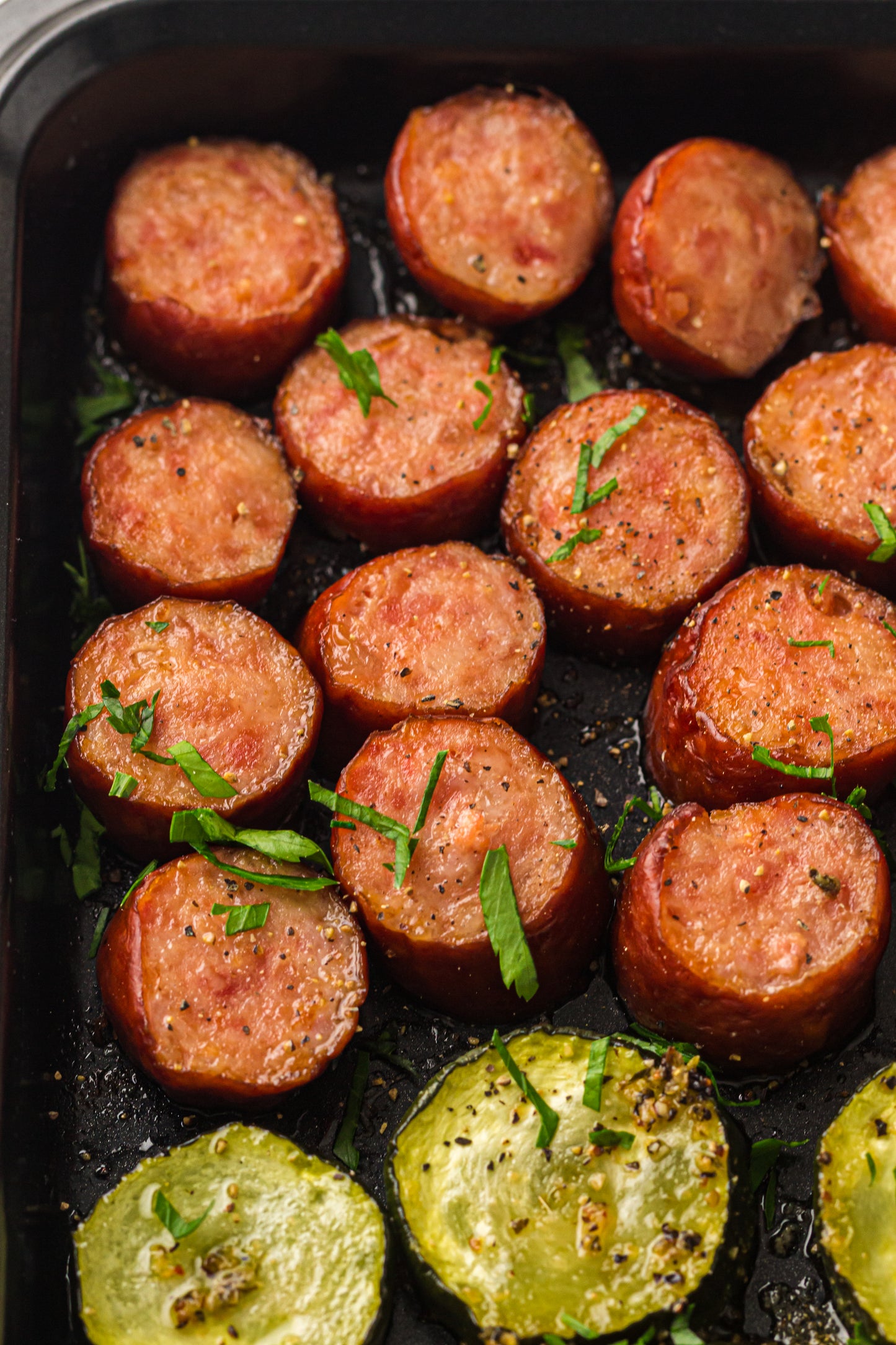 PLR Sheet Pan Sausage and Vegetables