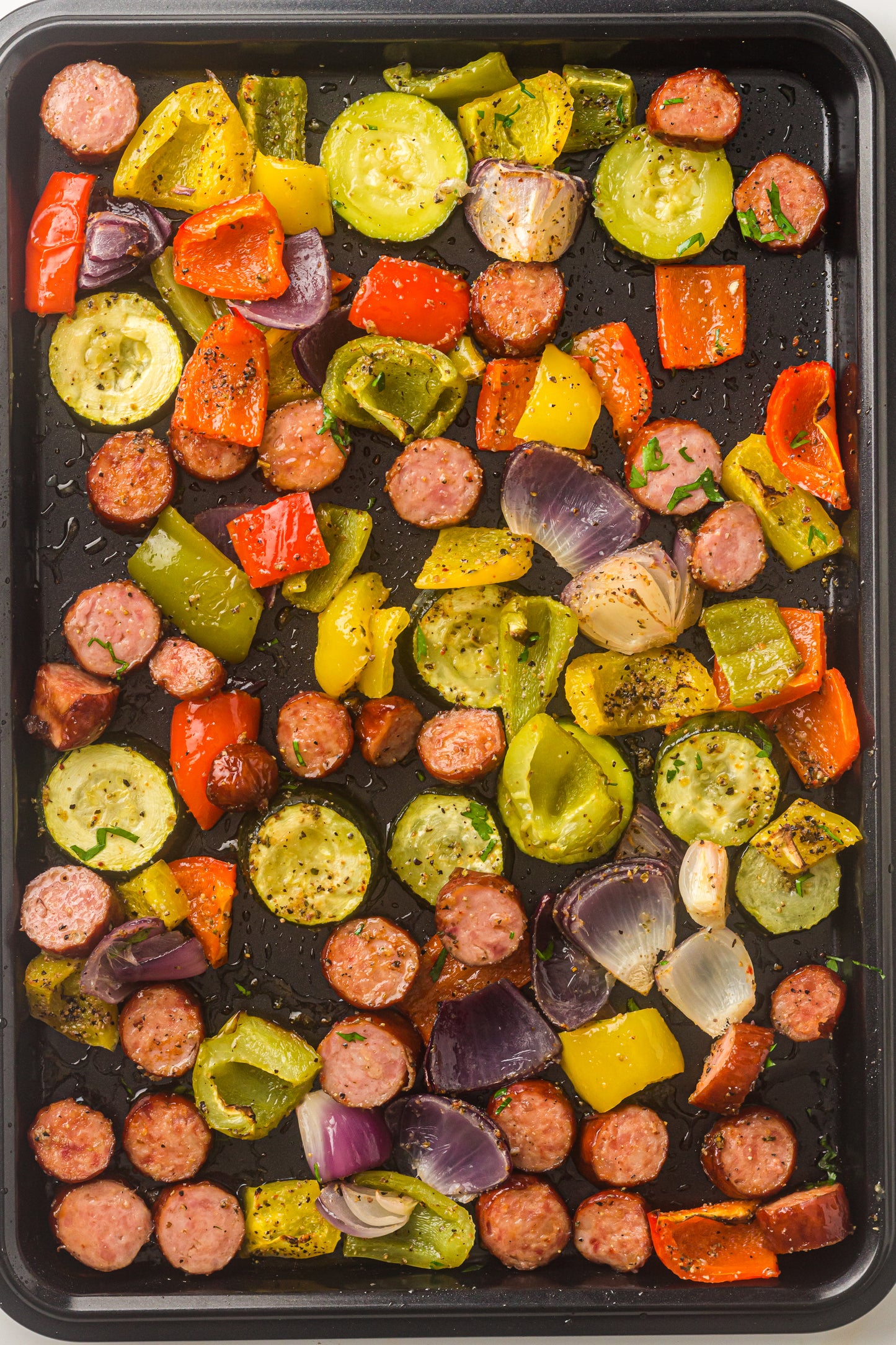 PLR Sheet Pan Sausage and Vegetables