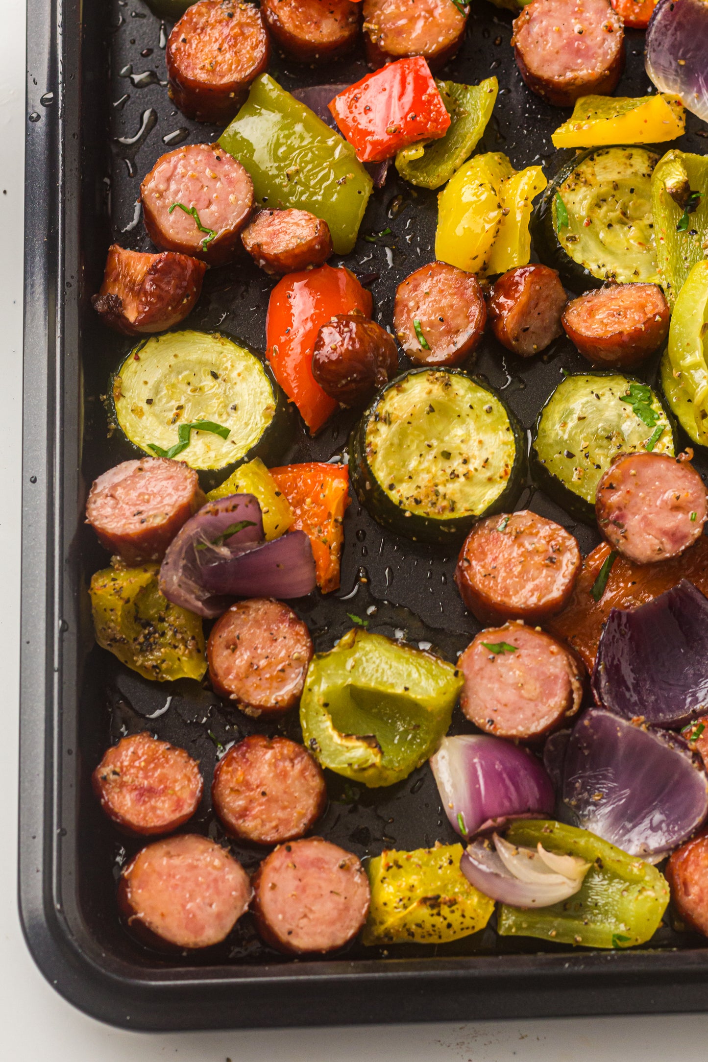 PLR Sheet Pan Sausage and Vegetables