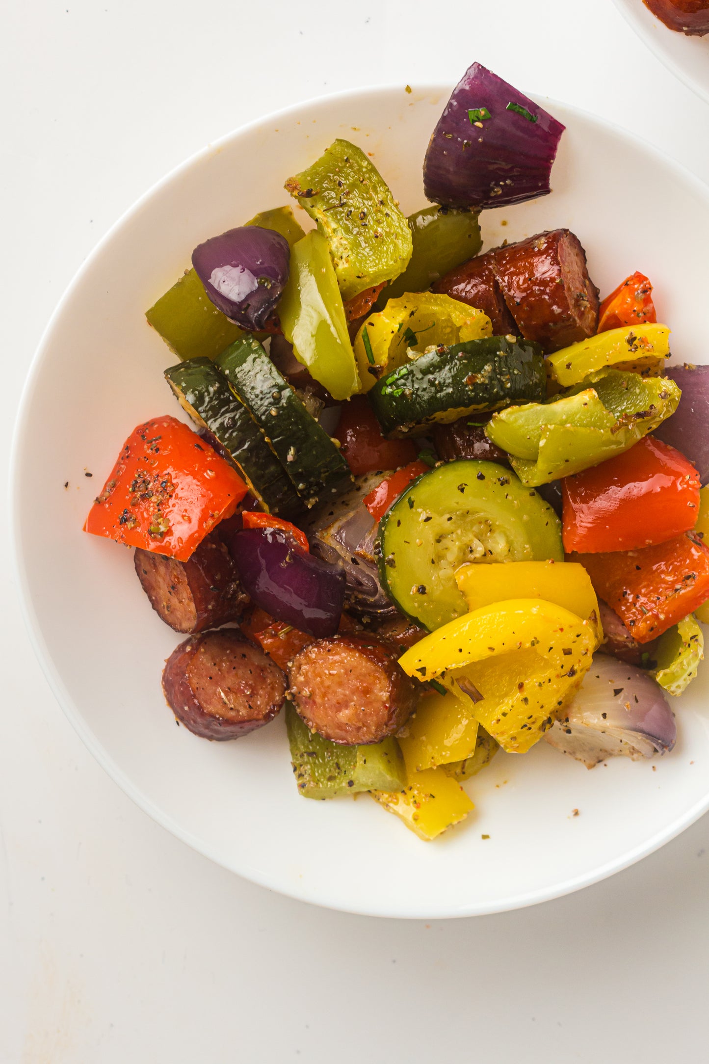 PLR Sheet Pan Sausage and Vegetables