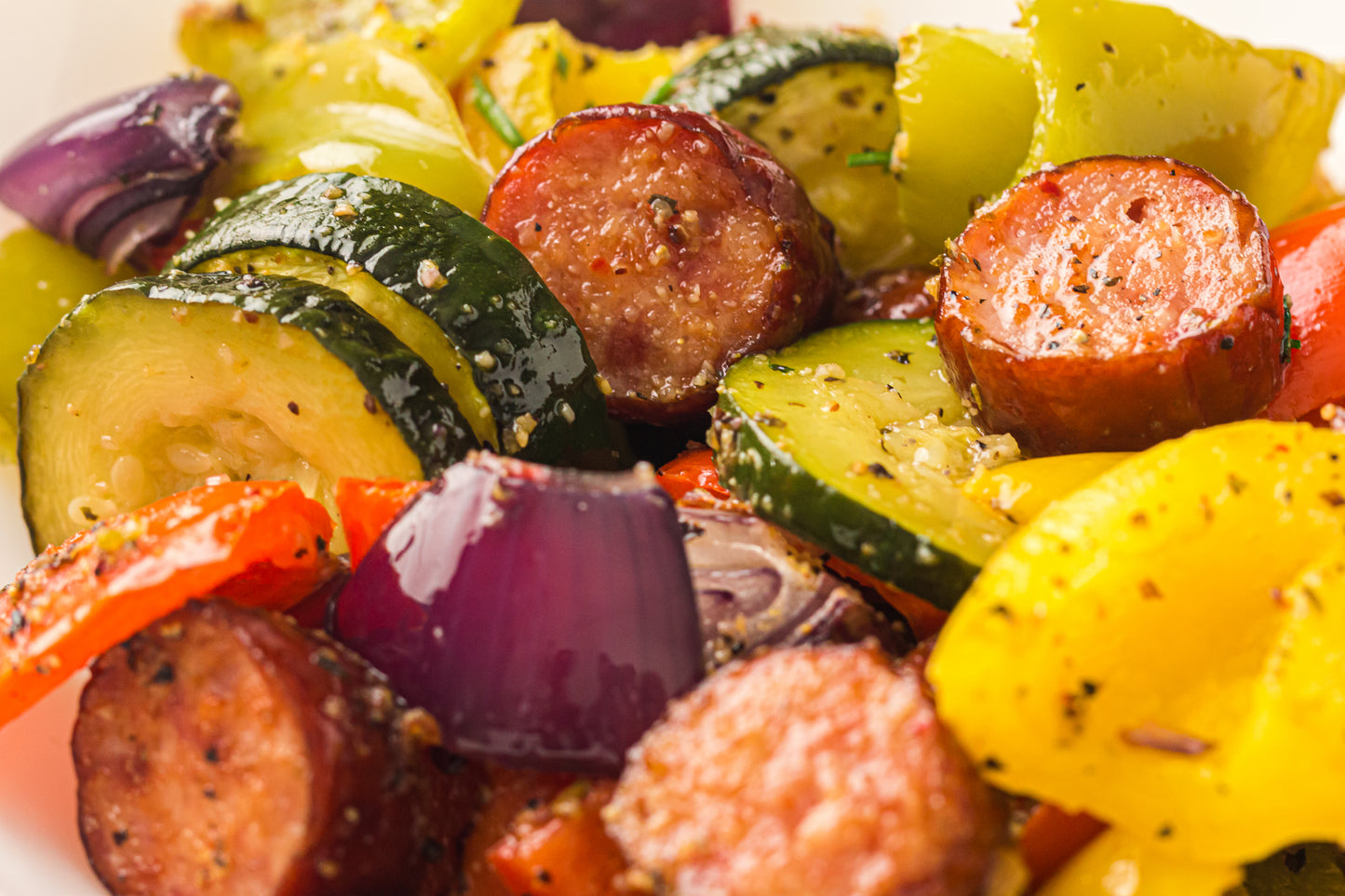 PLR Sheet Pan Sausage and Vegetables