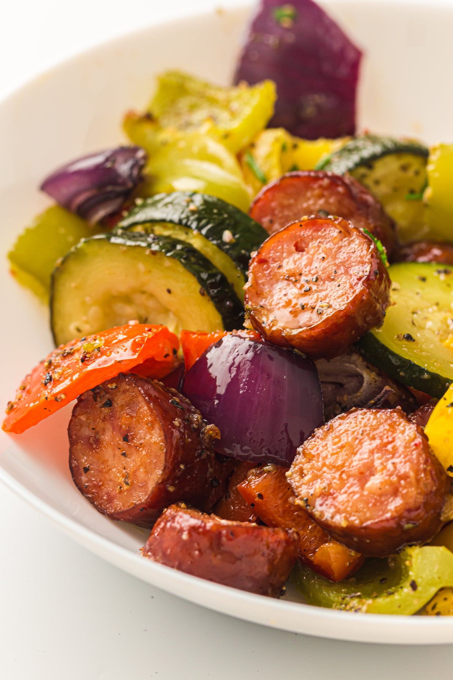 PLR Sheet Pan Sausage and Vegetables