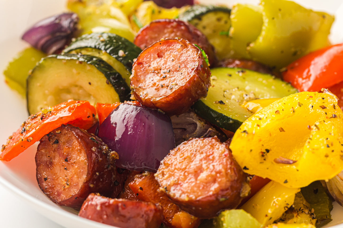 PLR Sheet Pan Sausage and Vegetables