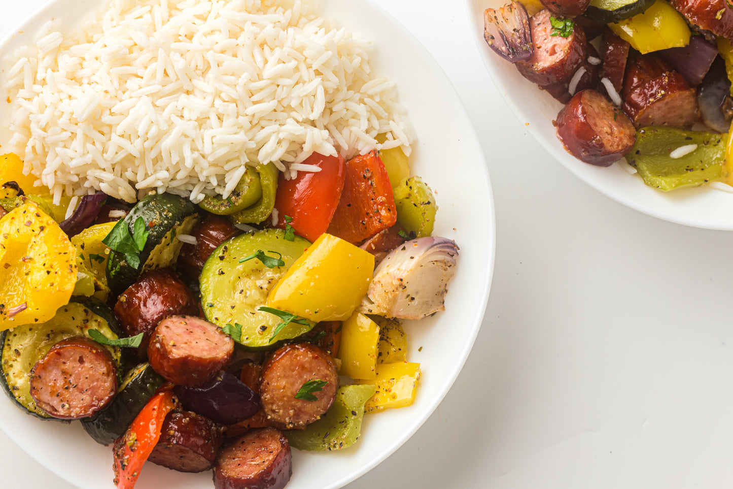 PLR Sheet Pan Sausage and Vegetables