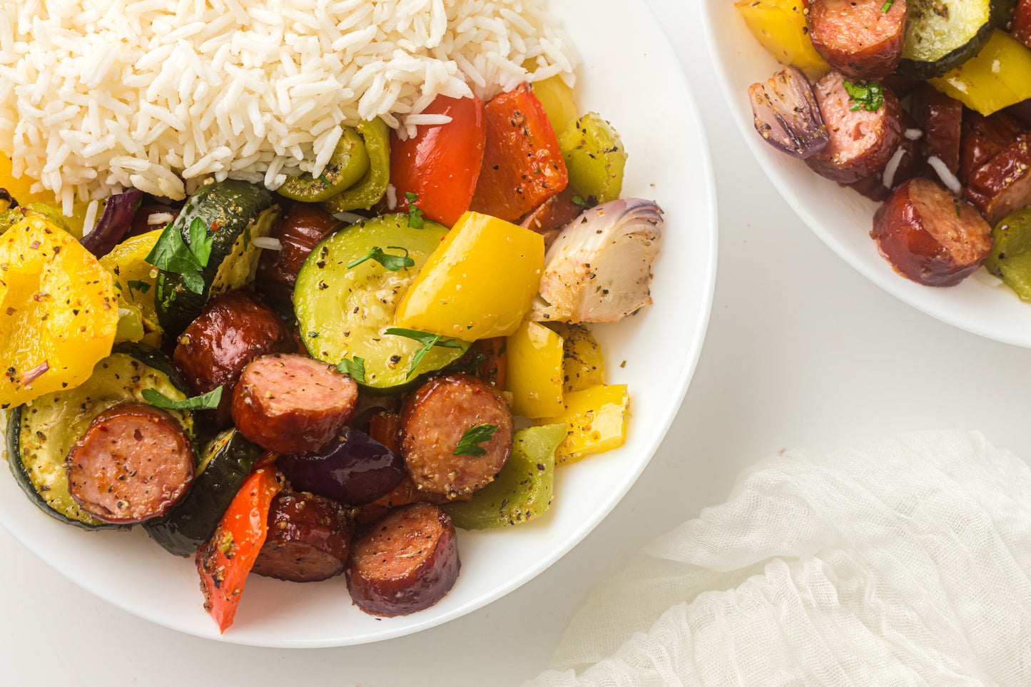 PLR Sheet Pan Sausage and Vegetables