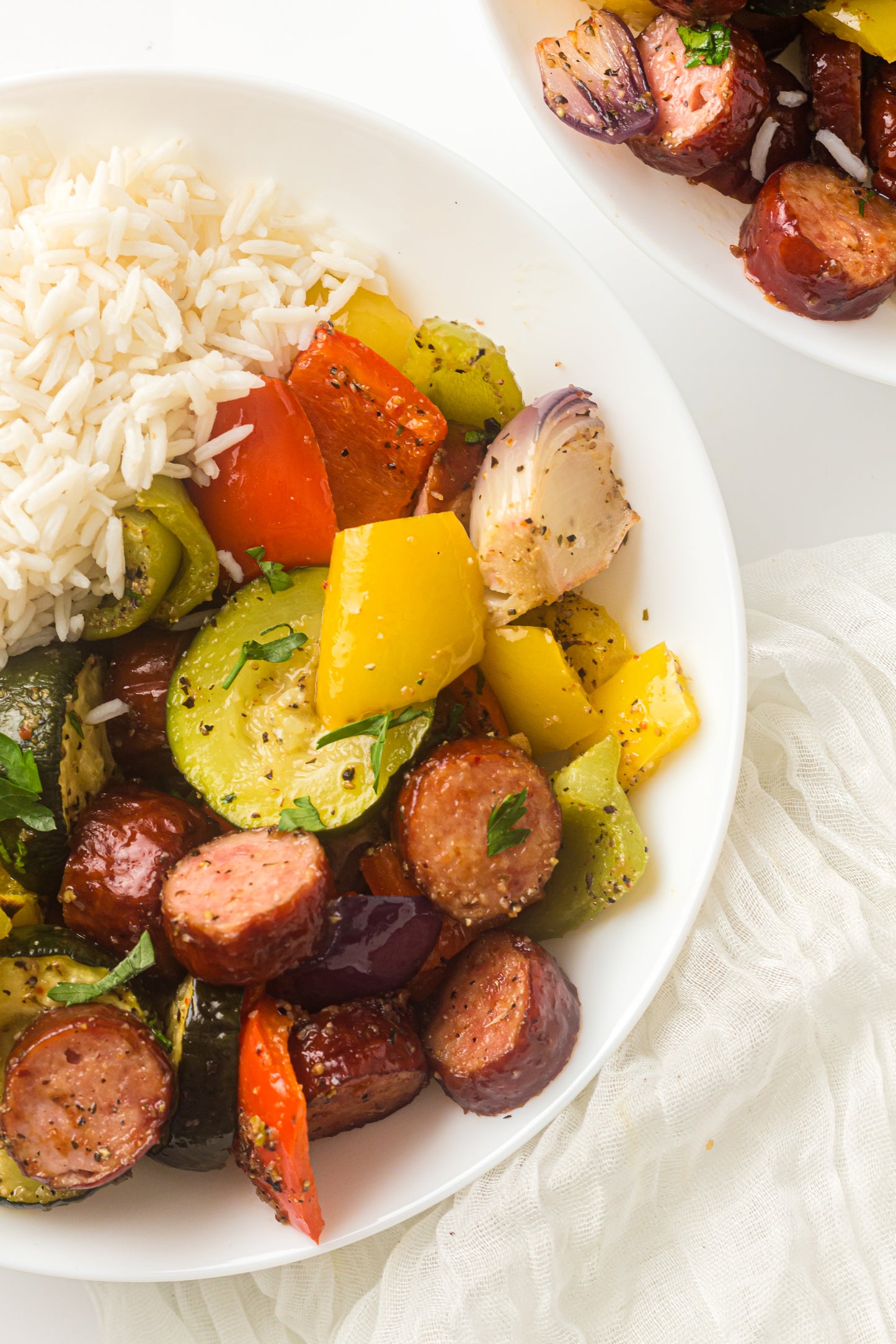 PLR Sheet Pan Sausage and Vegetables