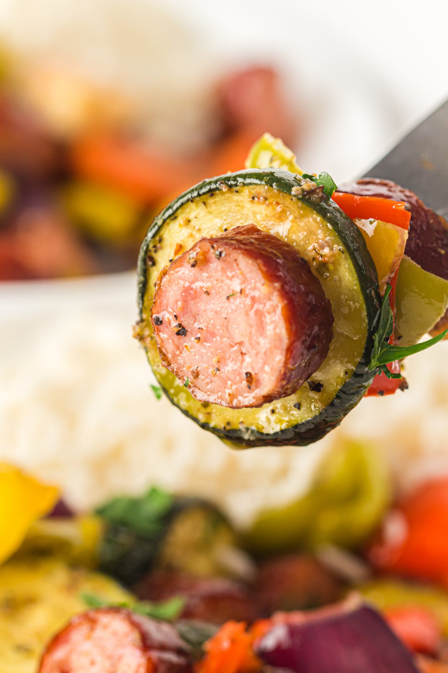 PLR Sheet Pan Sausage and Vegetables