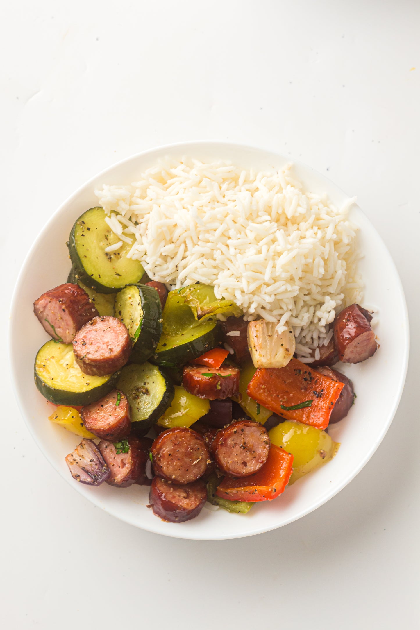 PLR Sheet Pan Sausage and Vegetables