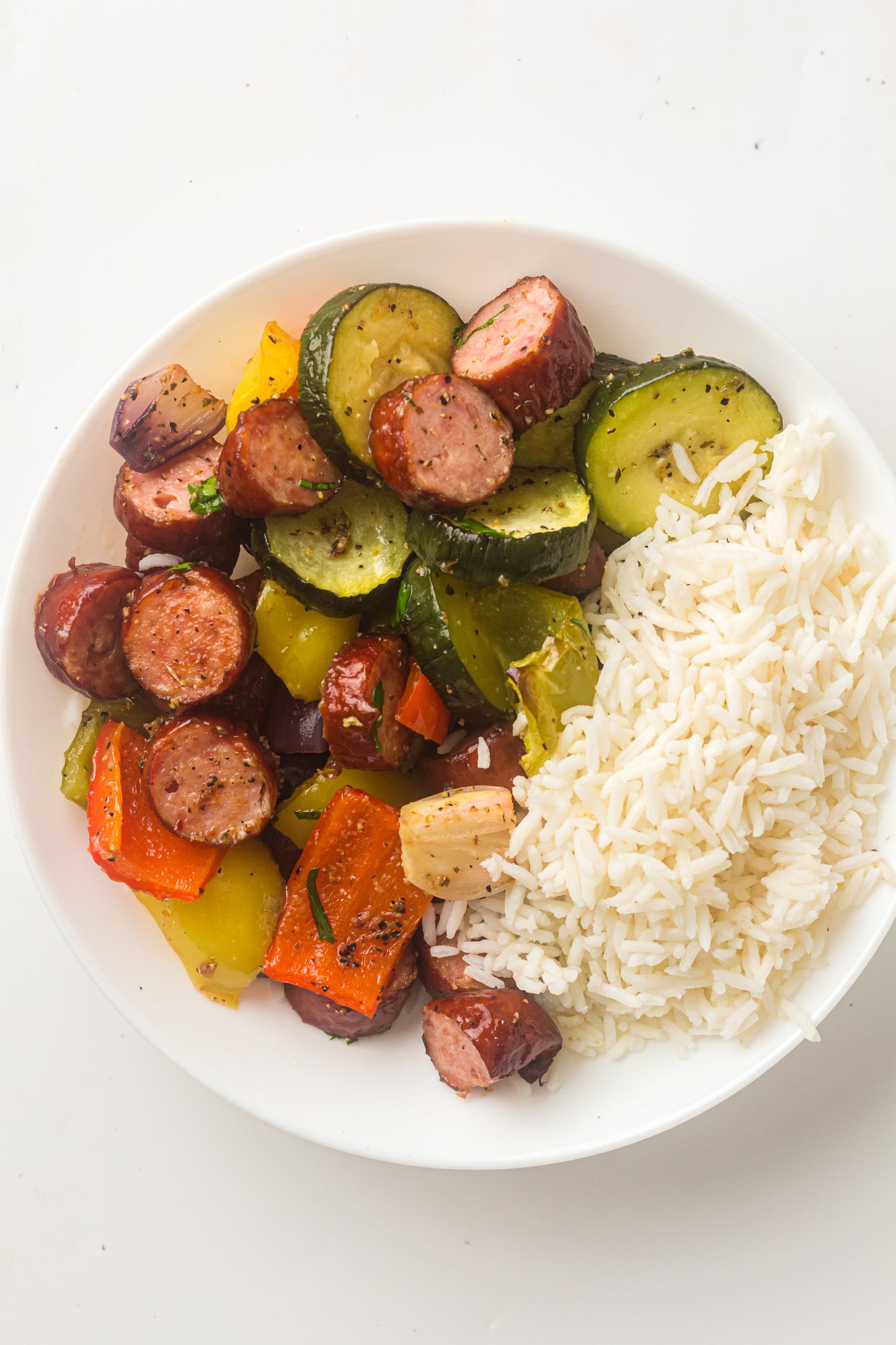 PLR Sheet Pan Sausage and Vegetables
