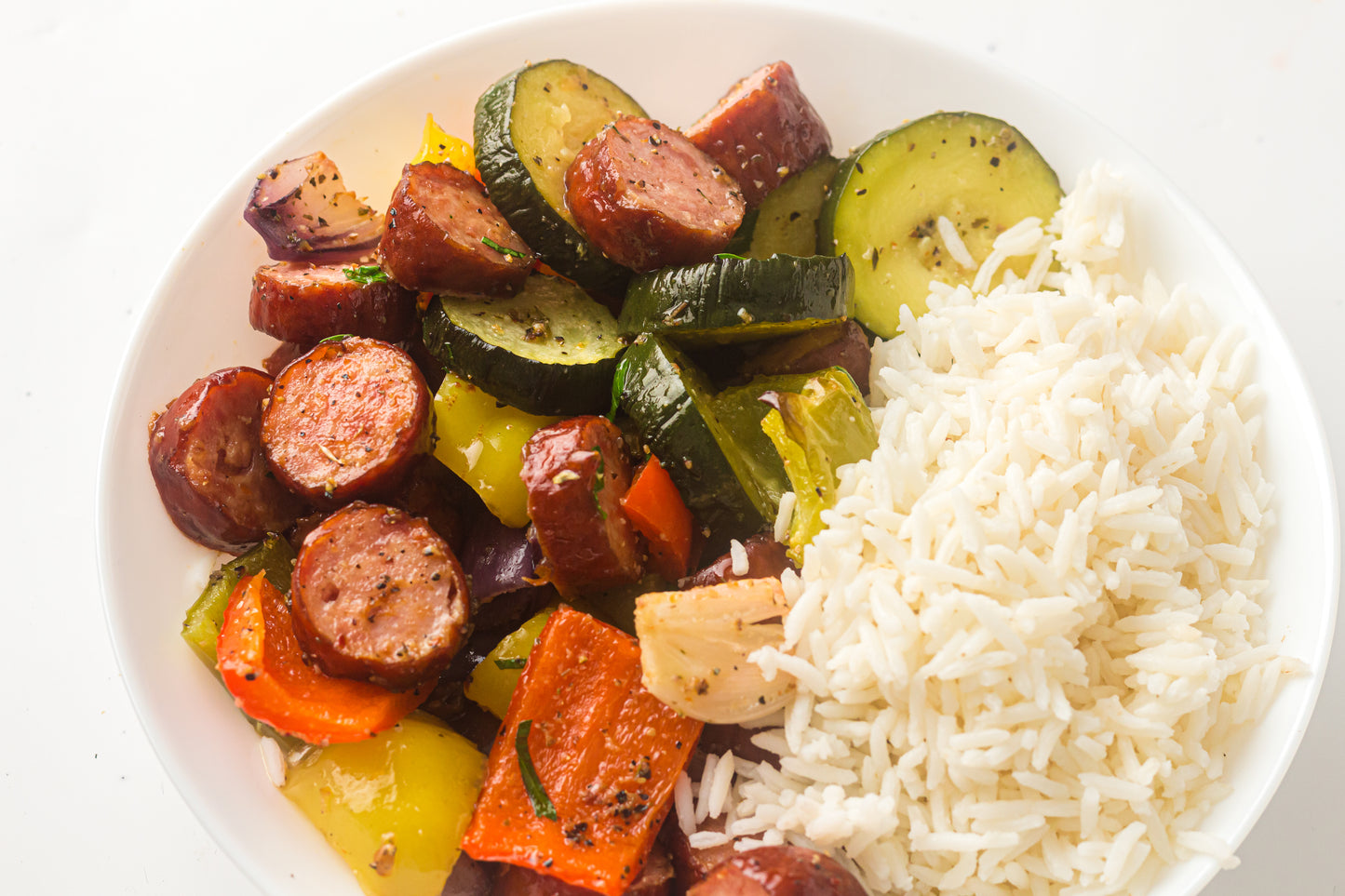 PLR Sheet Pan Sausage and Vegetables