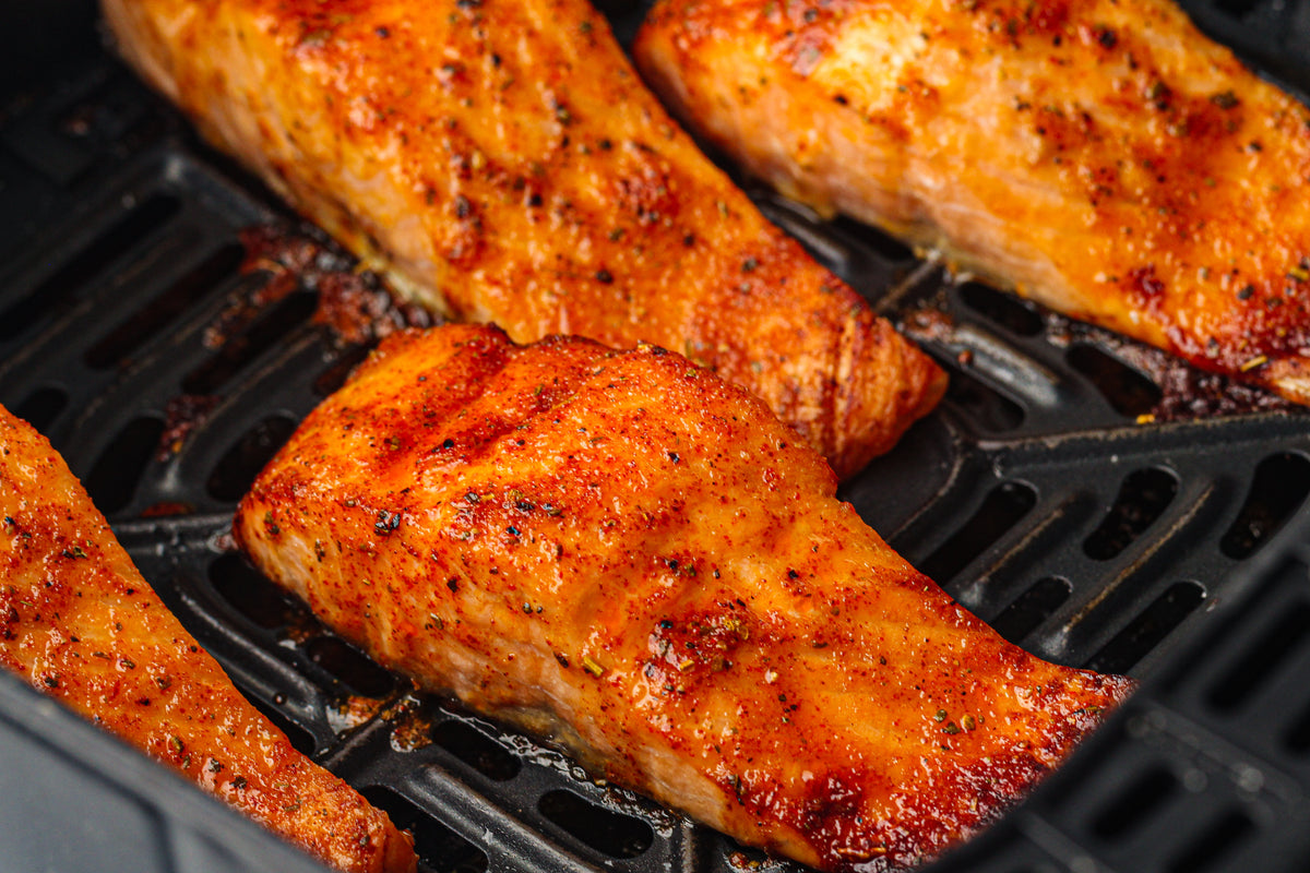 Frozen Salmon in the Air Fryer