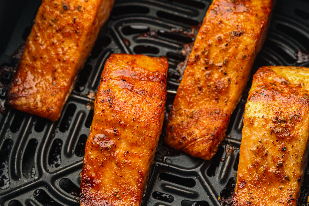 Frozen Salmon in the Air Fryer