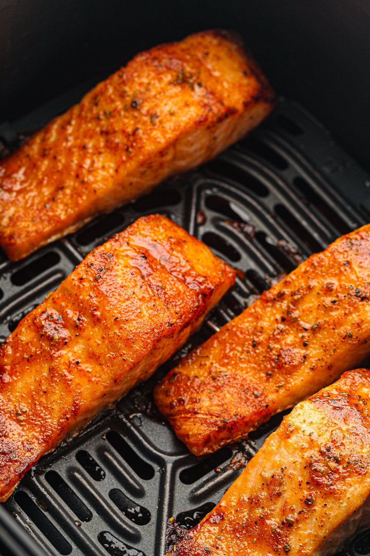 Frozen Salmon in the Air Fryer