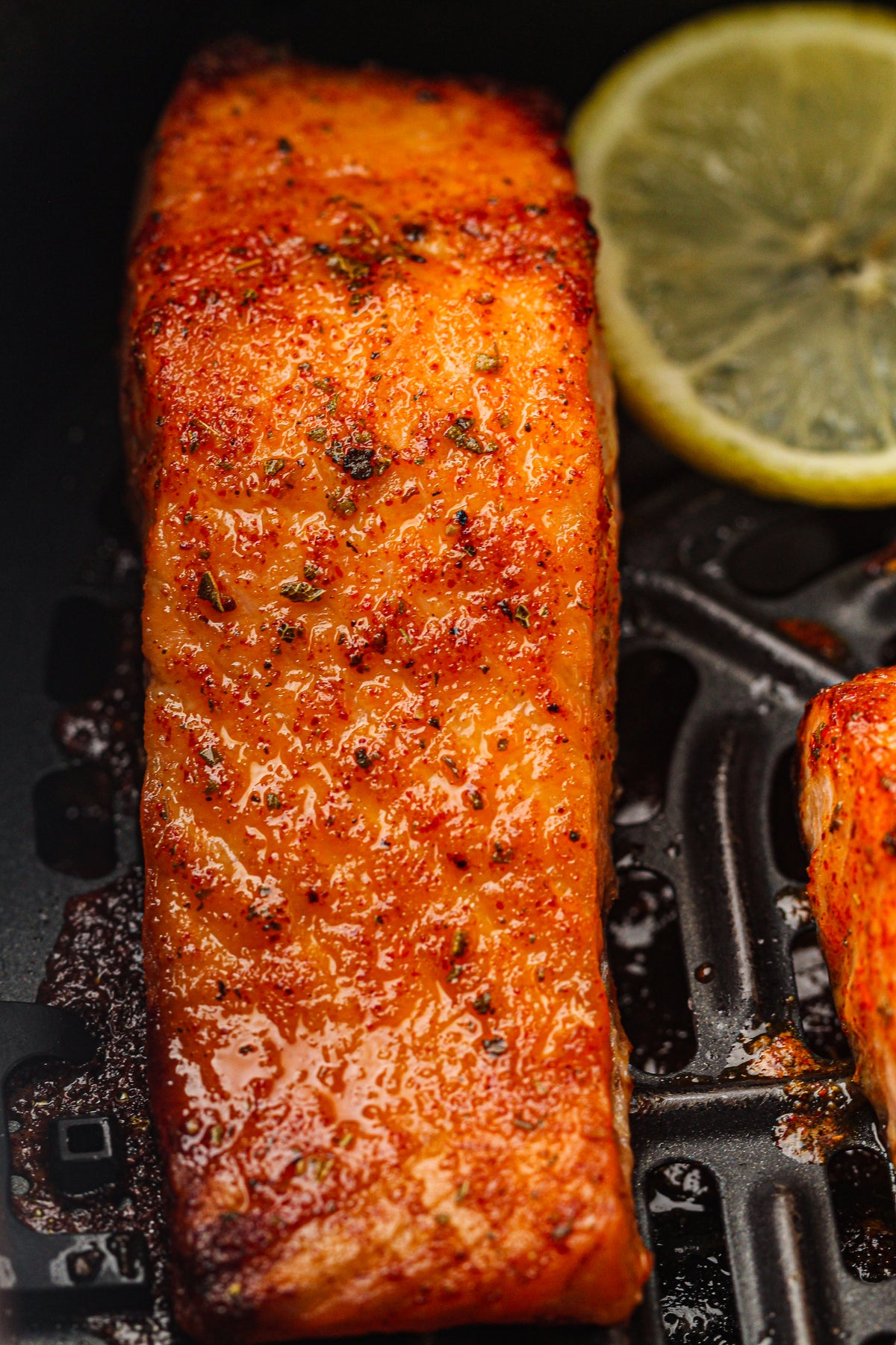 Frozen Salmon in the Air Fryer