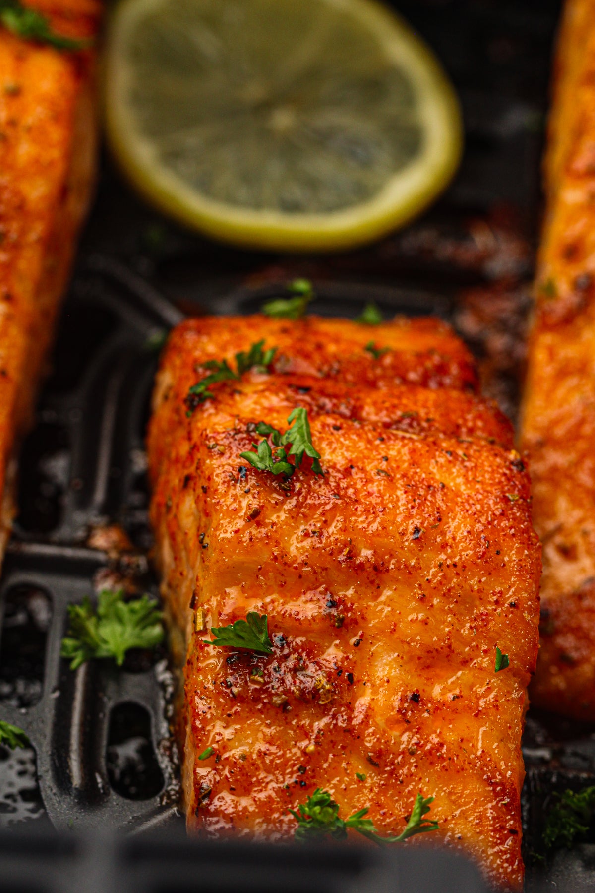 Frozen Salmon in the Air Fryer