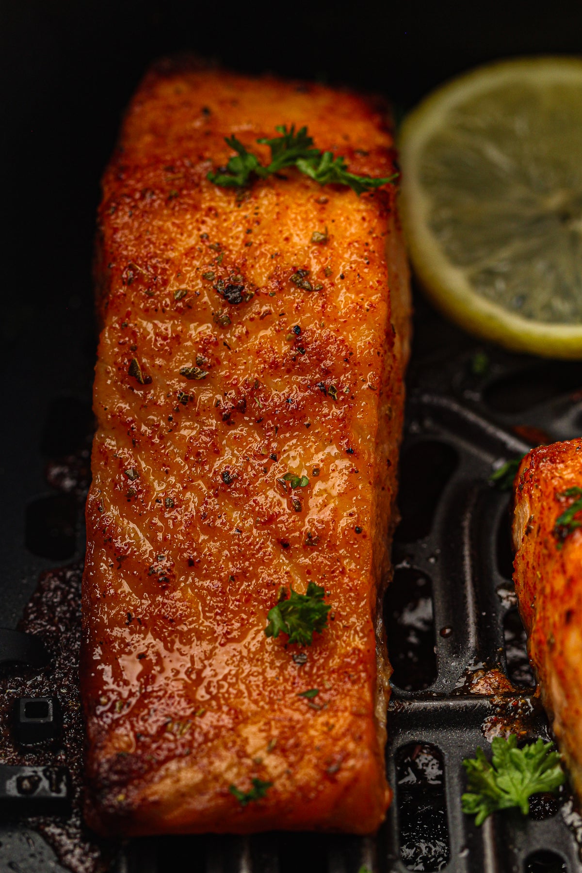 Frozen Salmon in the Air Fryer