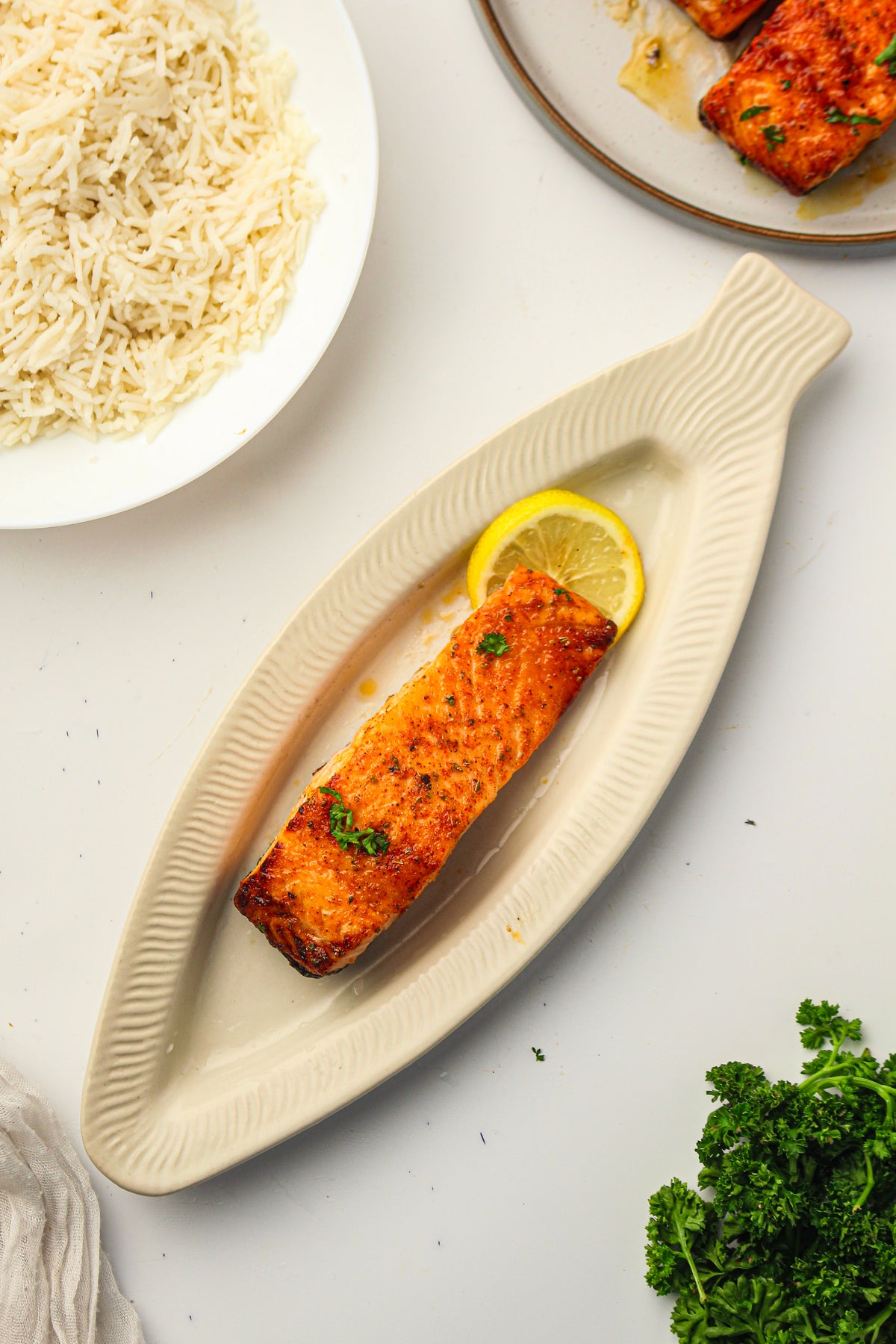 Frozen Salmon in the Air Fryer