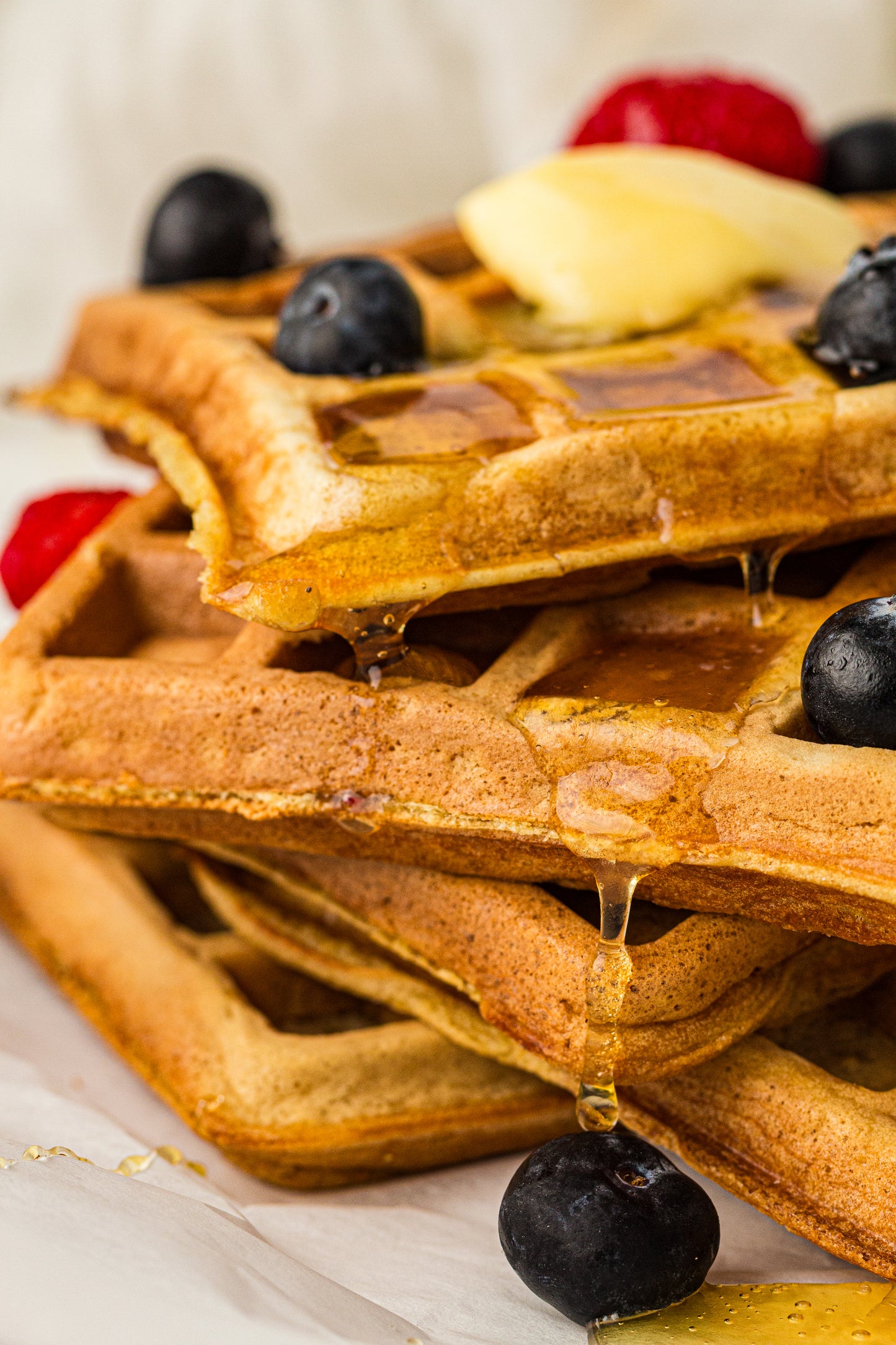 Sourdough Discard Waffles (PLR Recipe)