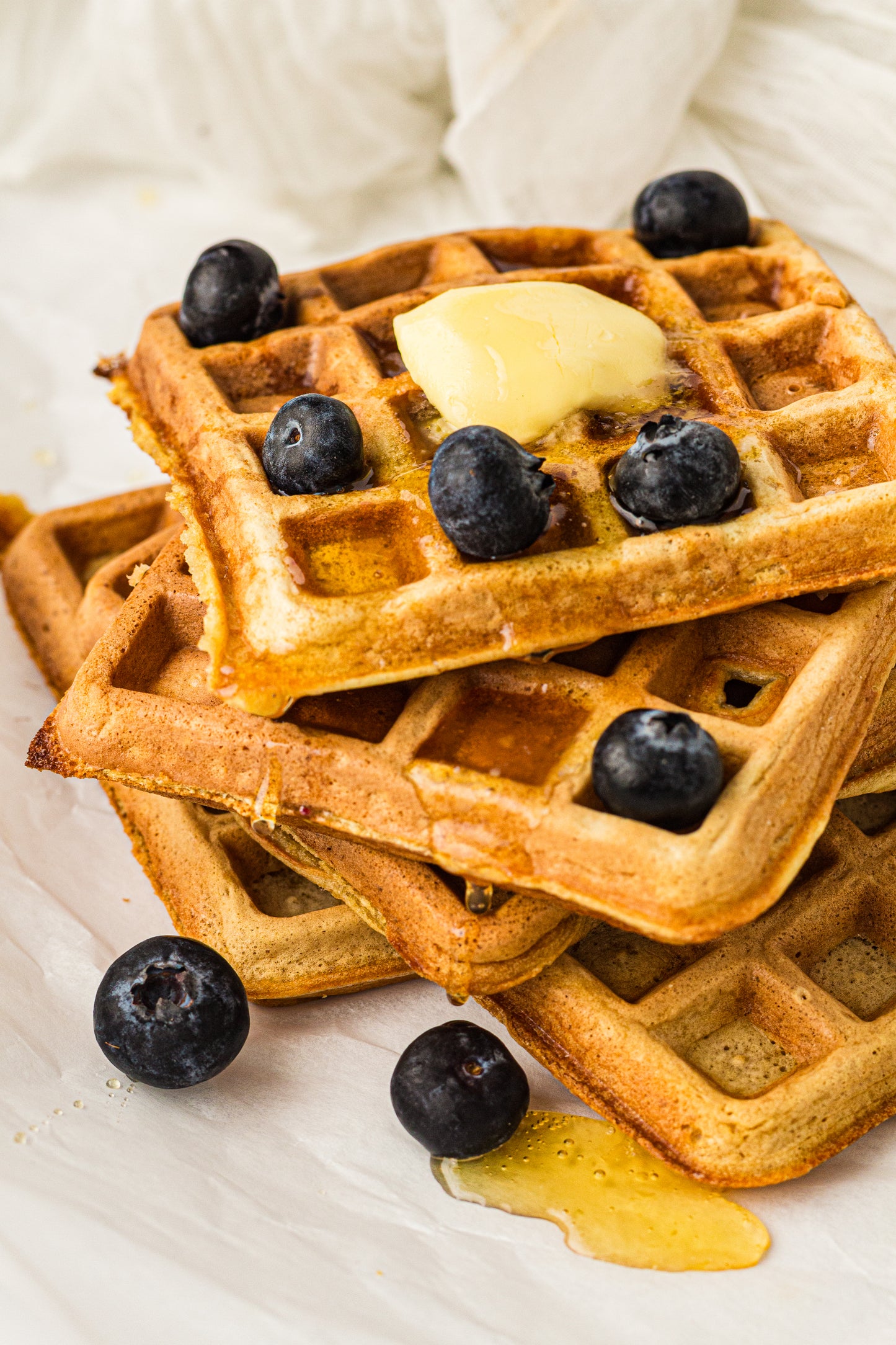 Sourdough Discard Waffles (PLR Recipe)