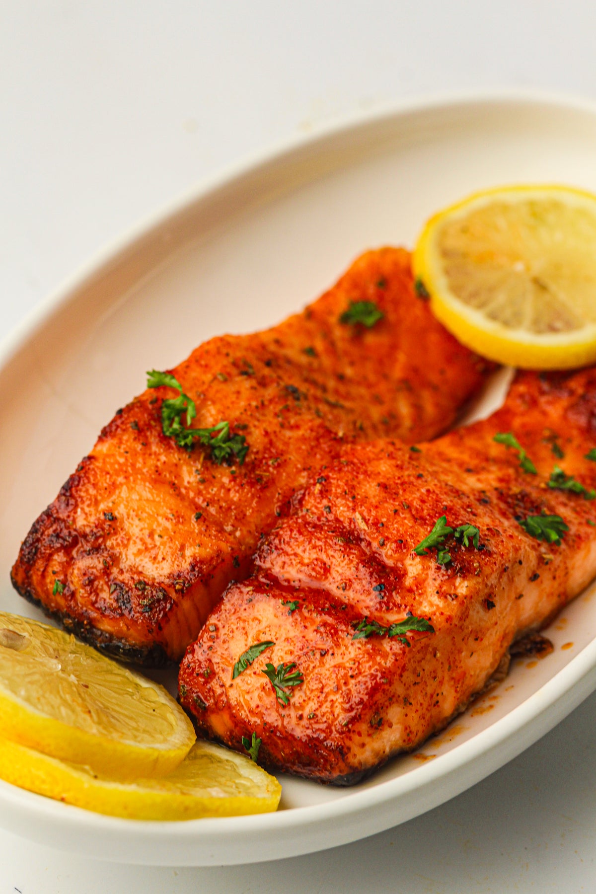 Frozen Salmon in the Air Fryer