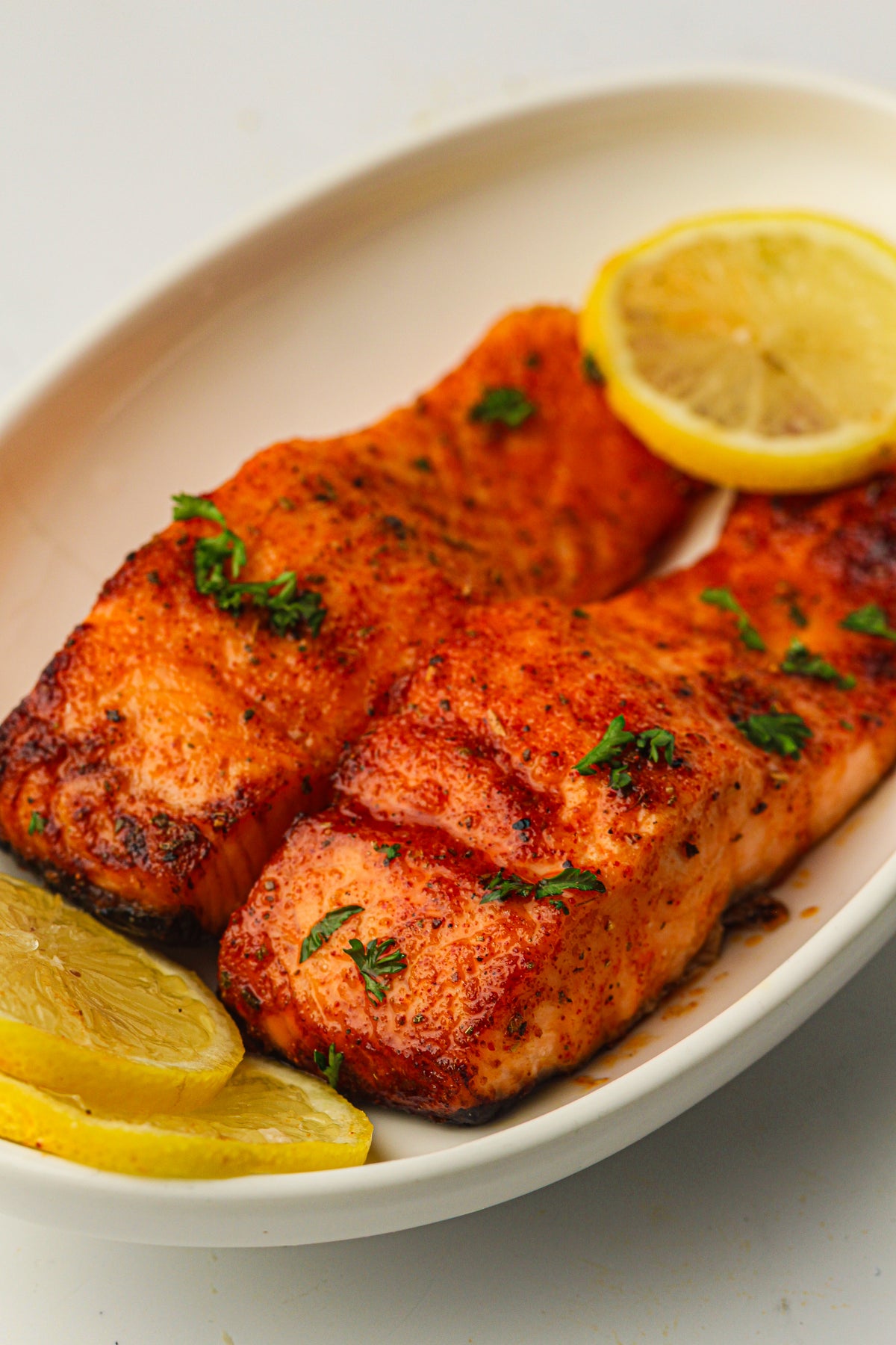 Frozen Salmon in the Air Fryer