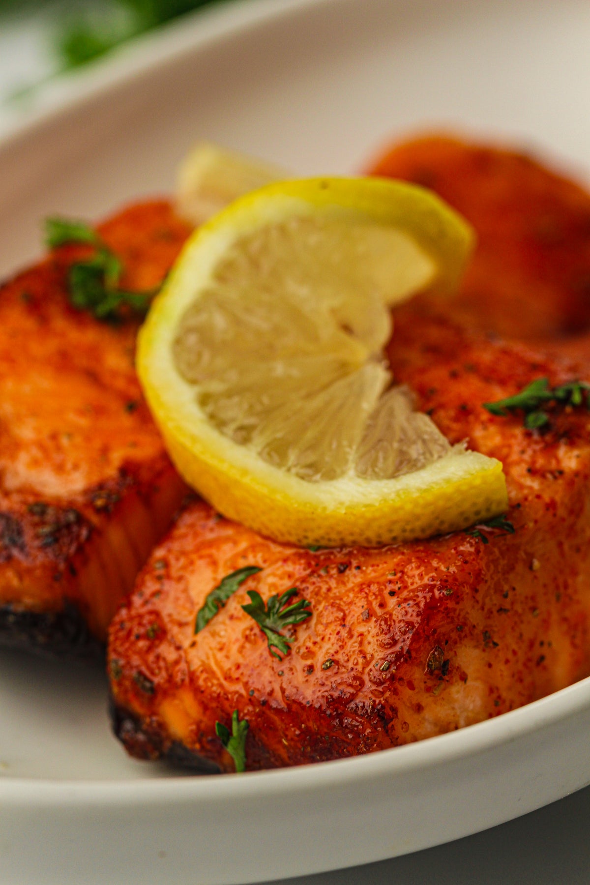 Frozen Salmon in the Air Fryer