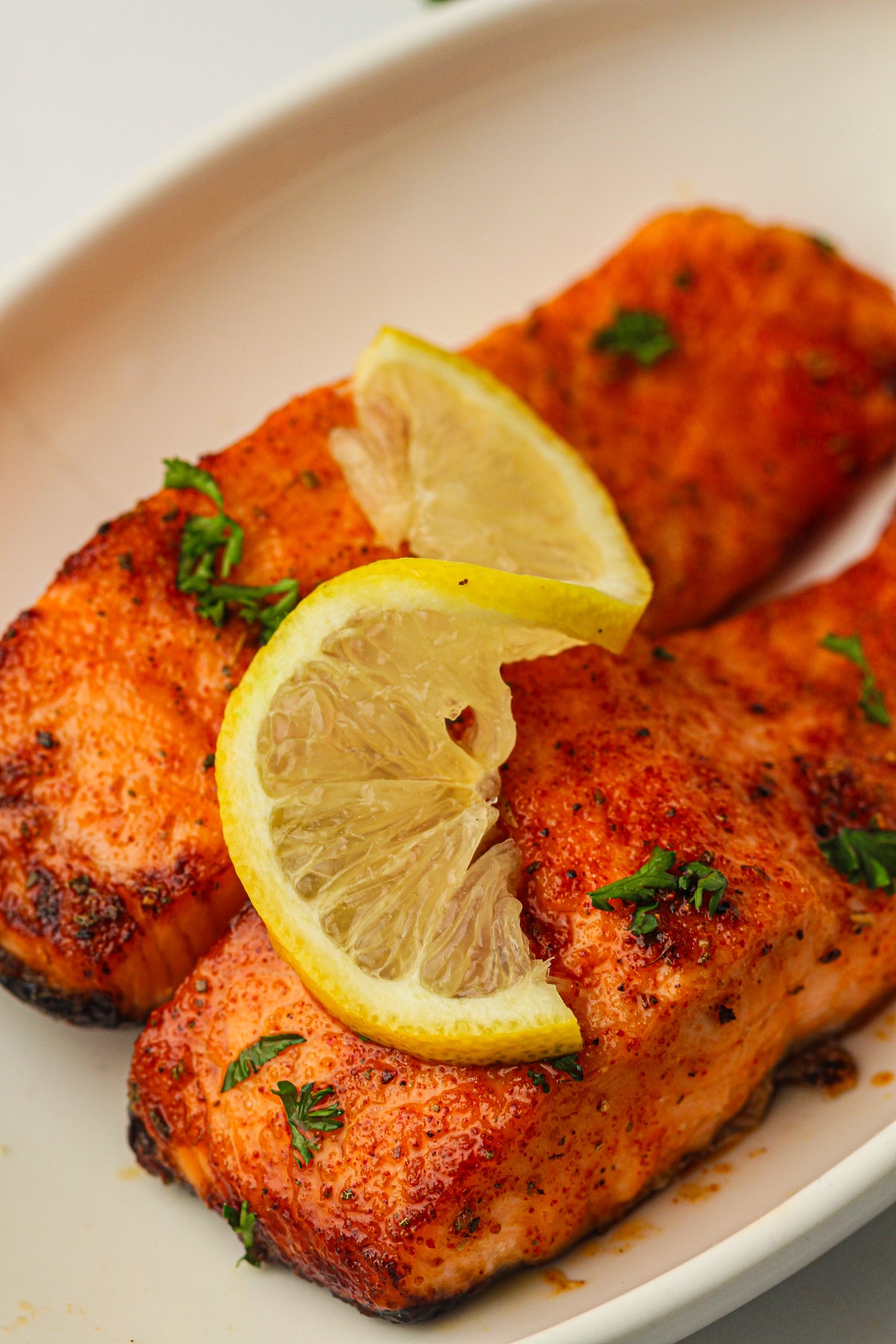 Frozen Salmon in the Air Fryer