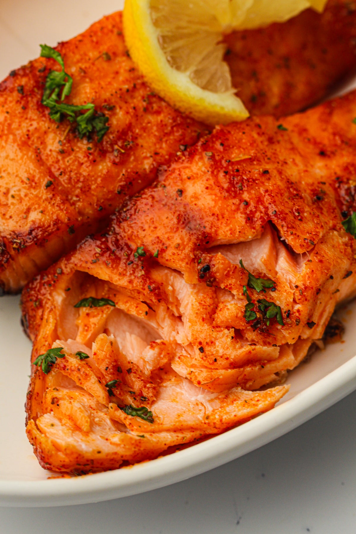 Frozen Salmon in the Air Fryer