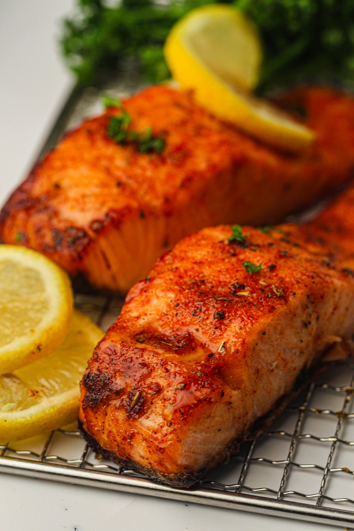 Frozen Salmon in the Air Fryer