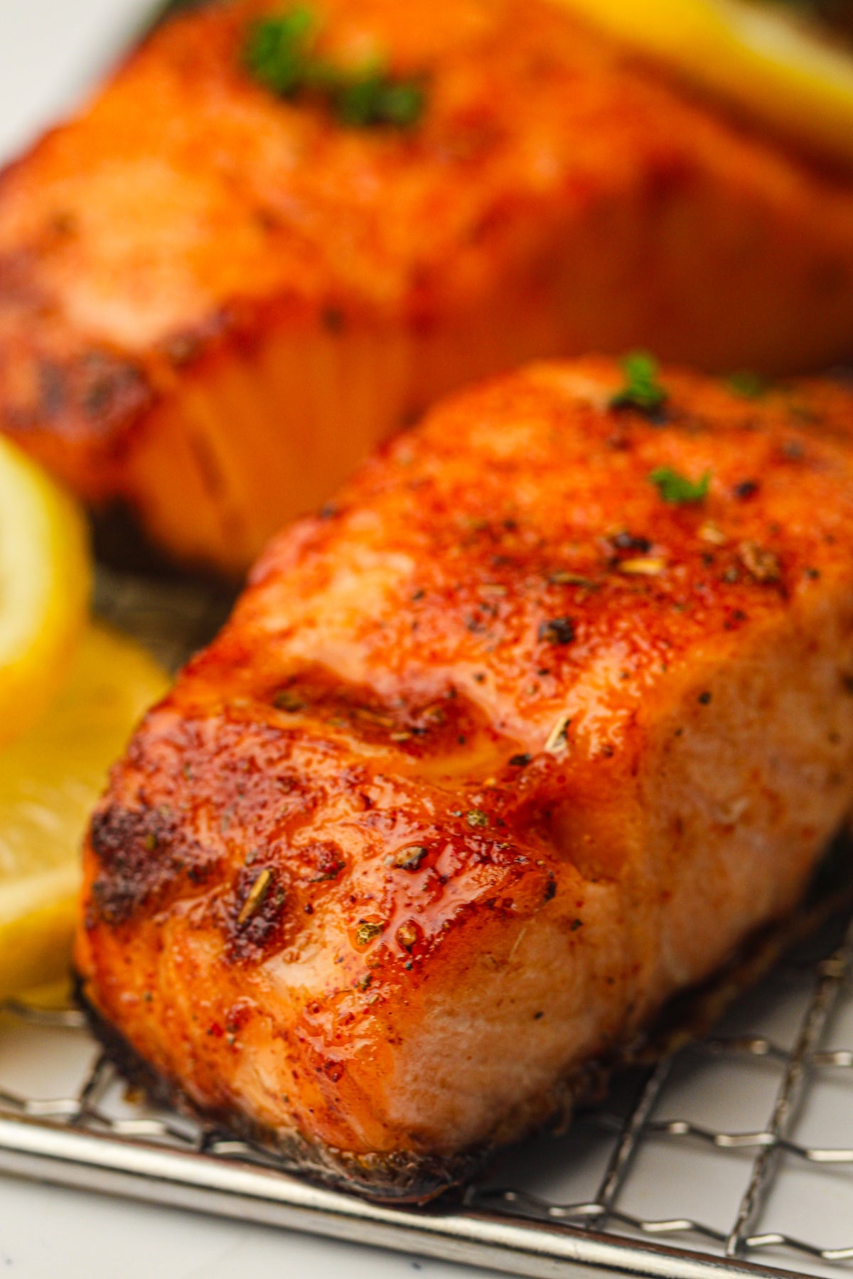 Frozen Salmon in the Air Fryer