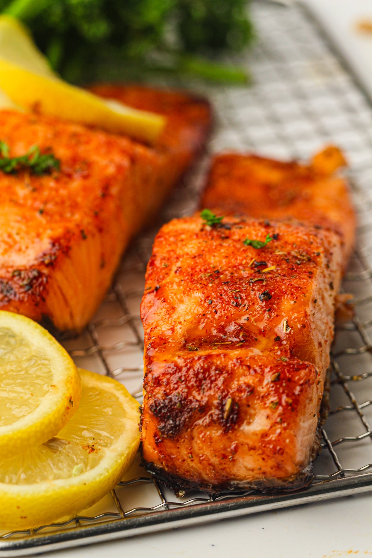 Frozen Salmon in the Air Fryer