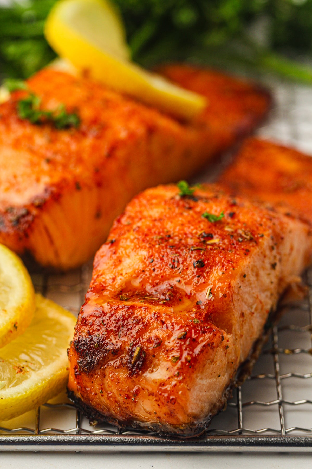 Frozen Salmon in the Air Fryer