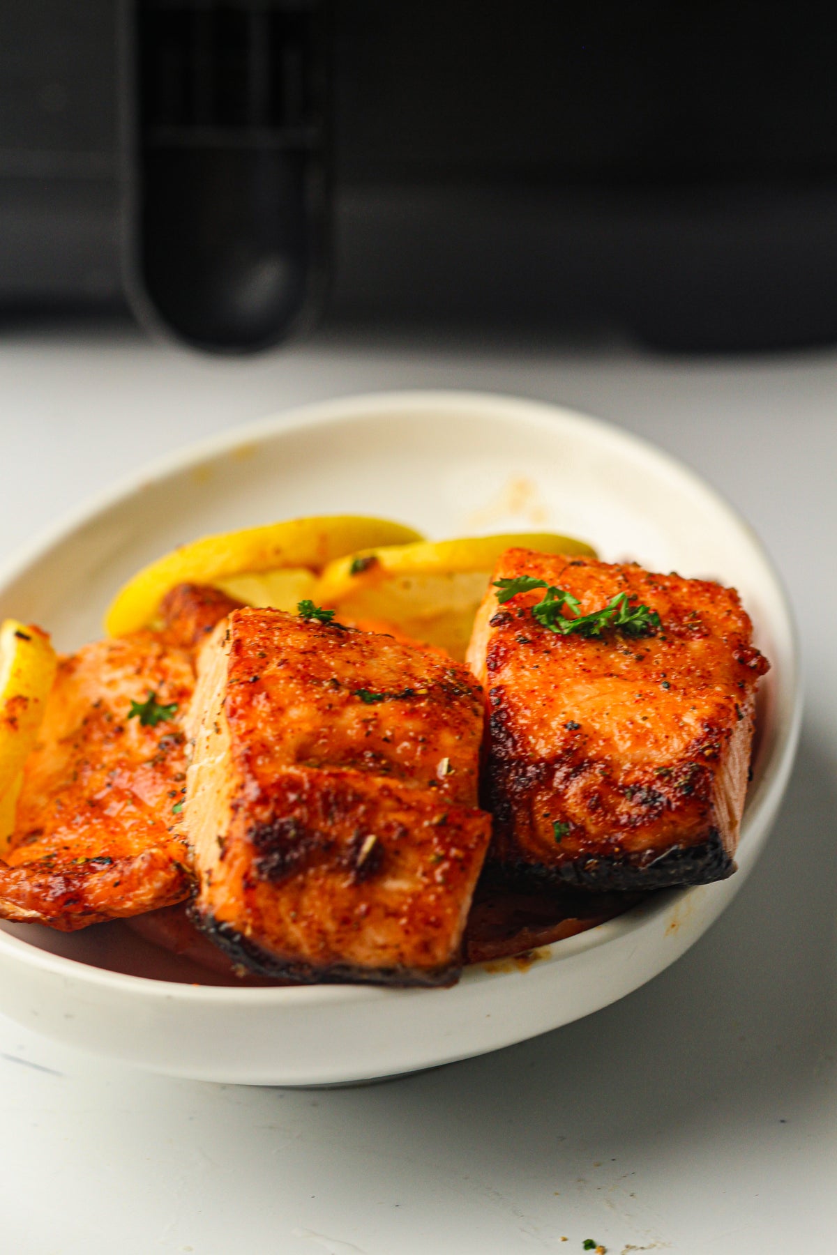 Frozen Salmon in the Air Fryer