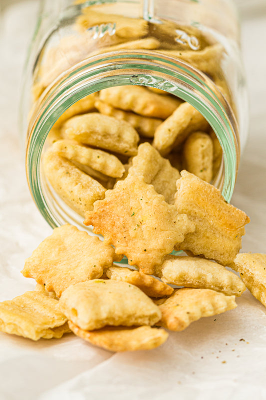 Sourdough Discard Crackers (PLR Recipe)