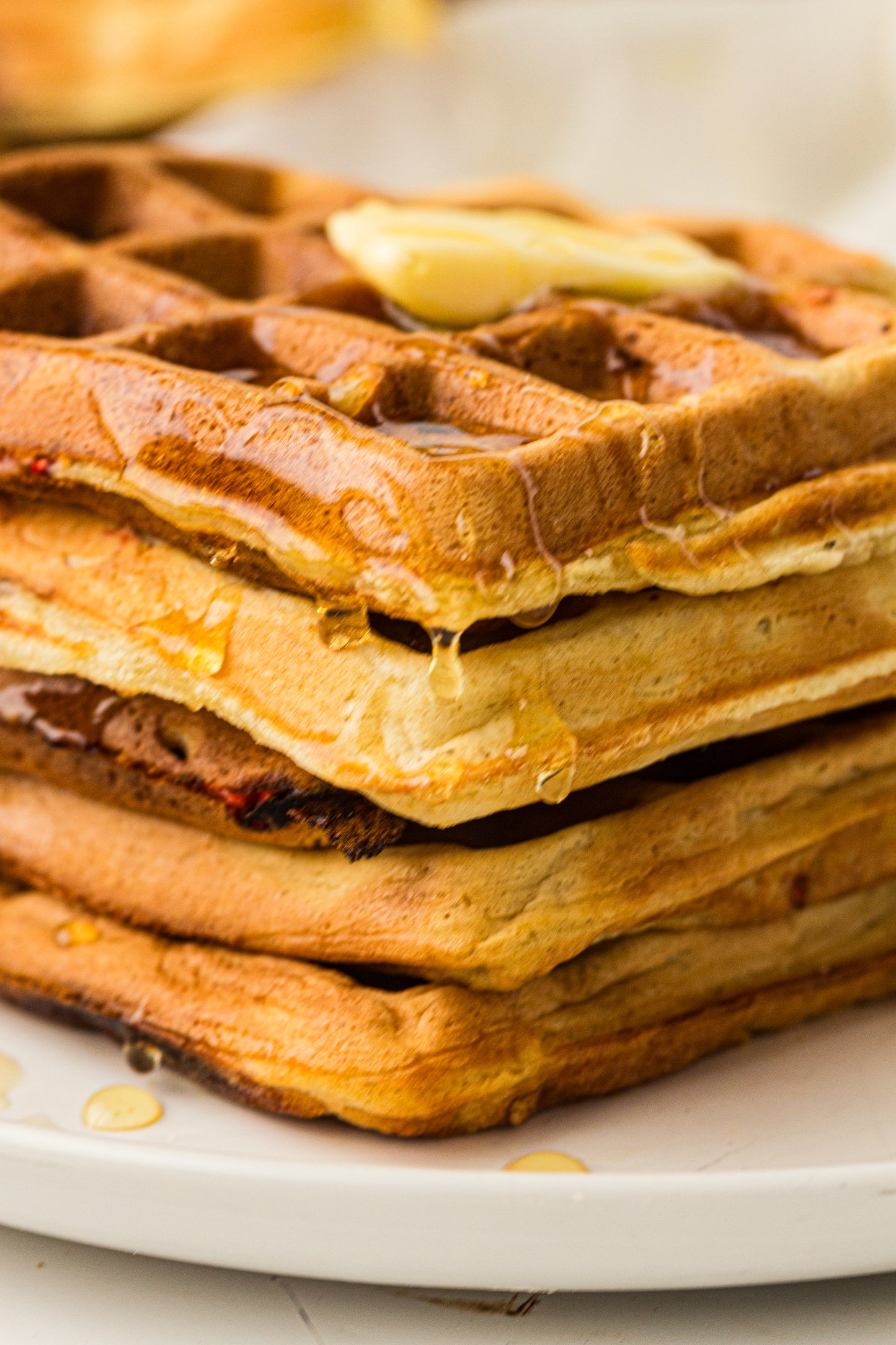 Raspberry Sourdough Waffles (Hero Images Only)