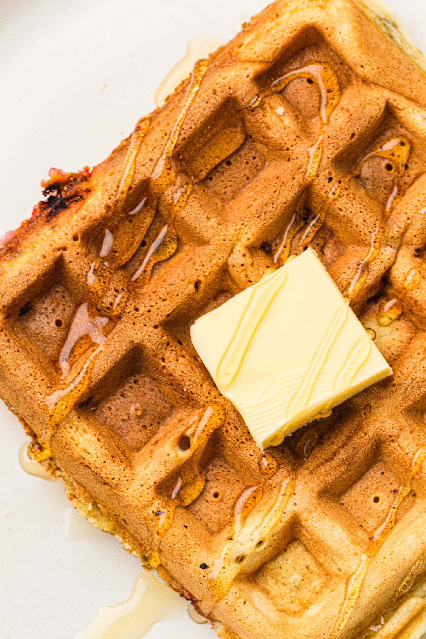 Raspberry Sourdough Waffles (Hero Images Only)