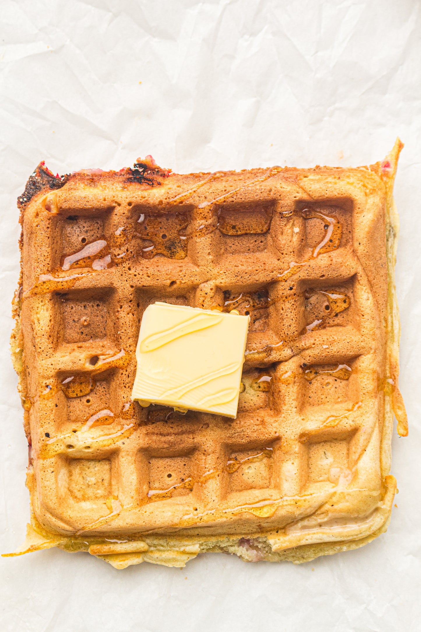 Raspberry Sourdough Waffles (Hero Images Only)
