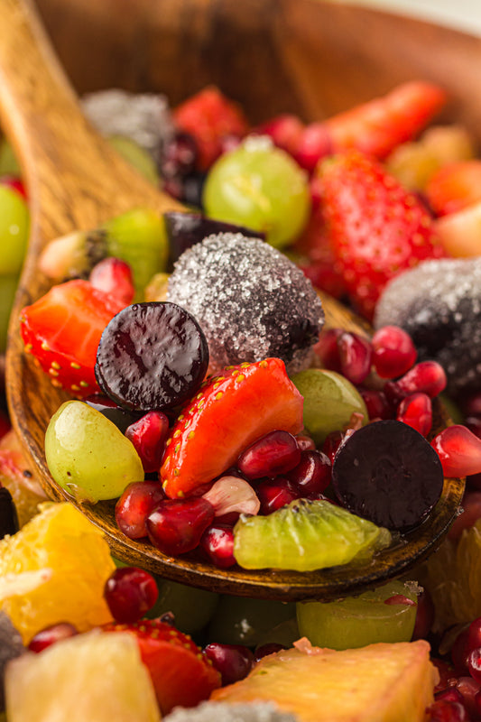 Winter Christmas Fruit Salad