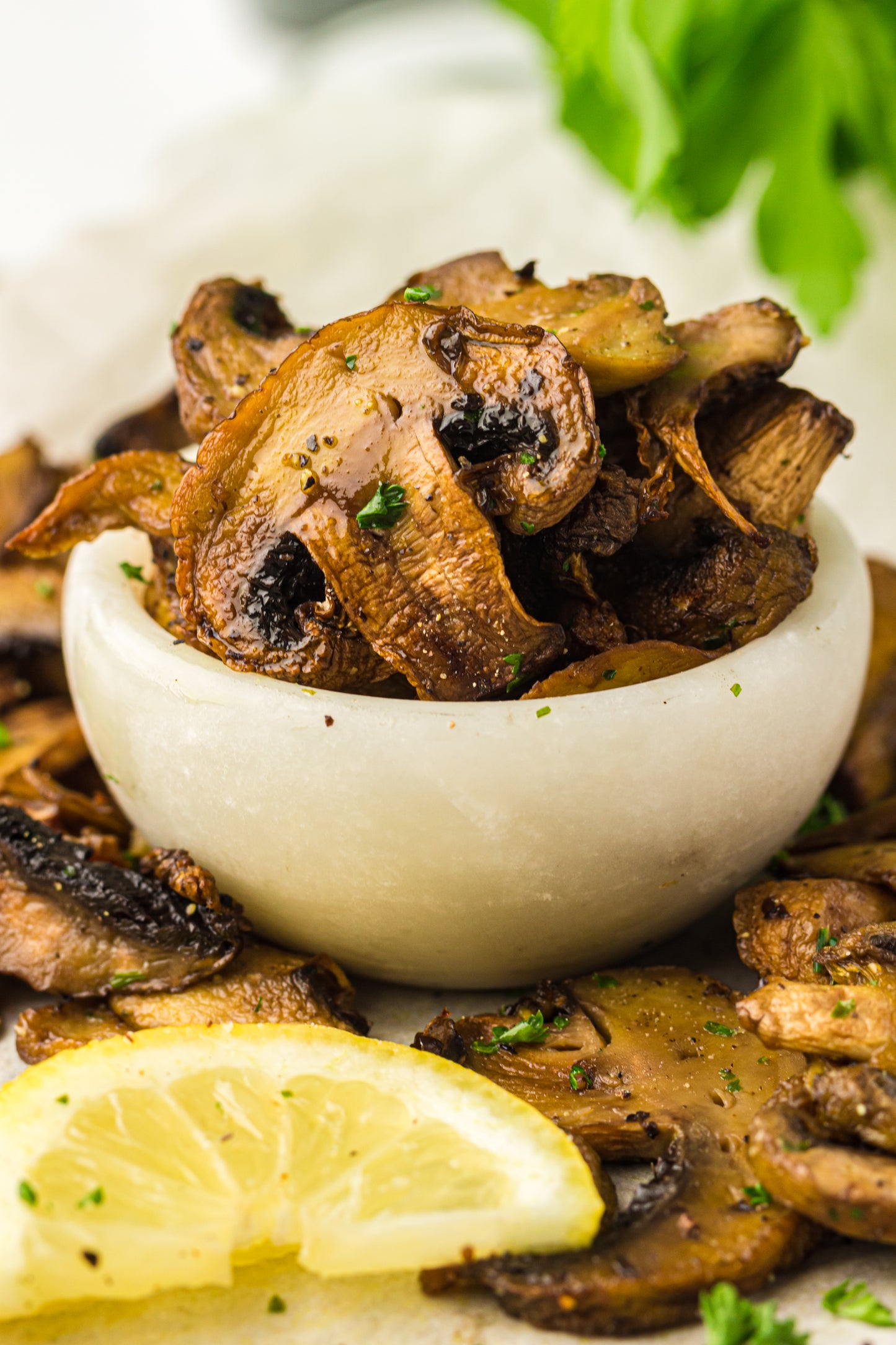 Air Fryer Mushrooms