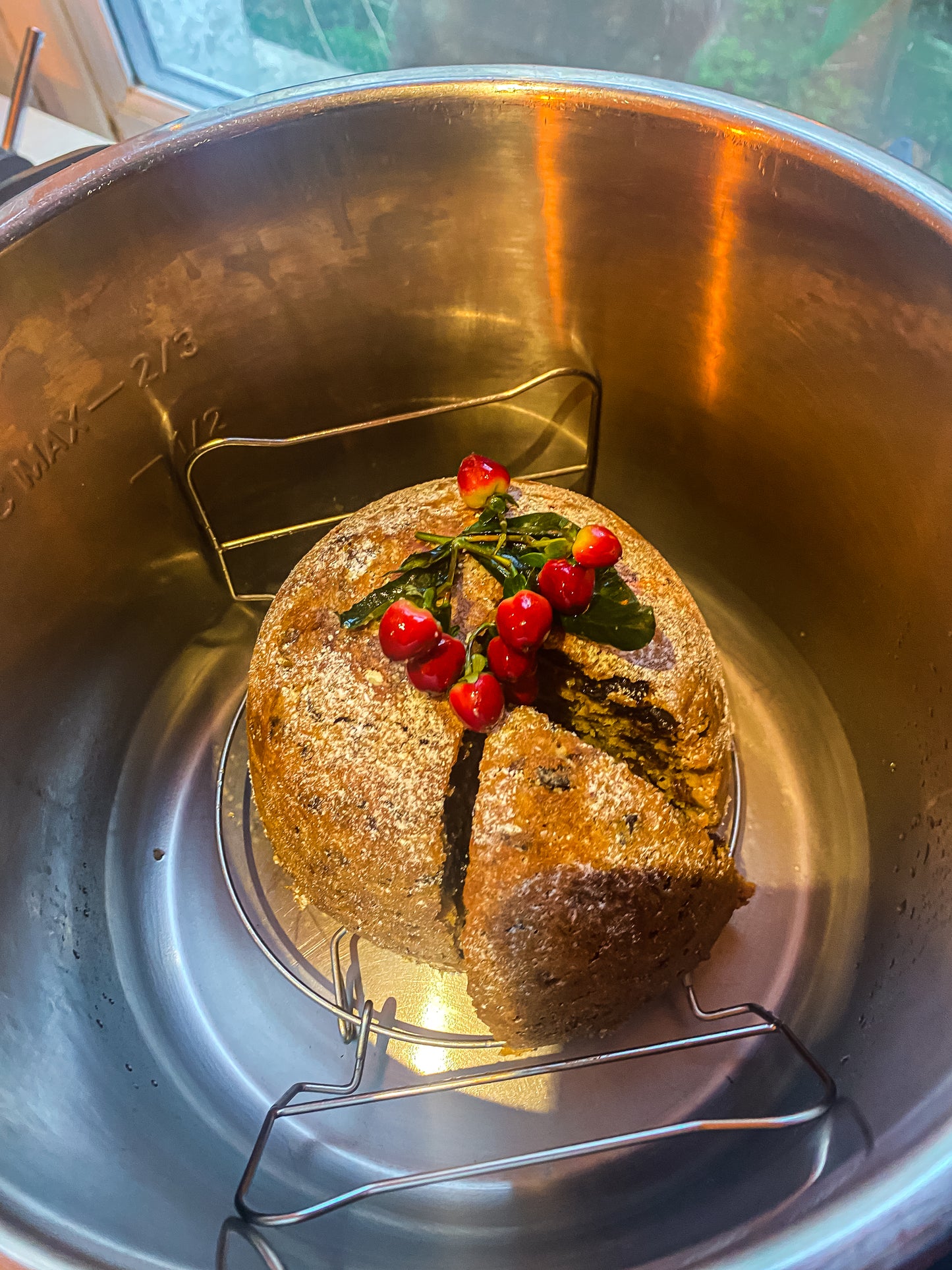 Instant Pot Figgy Pudding